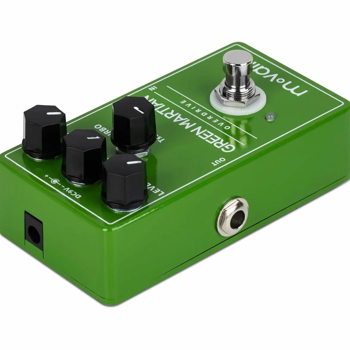 MP-105 - Green Martian overdrive, pedale per chitarra overdrive basato su TS a 4 modalità