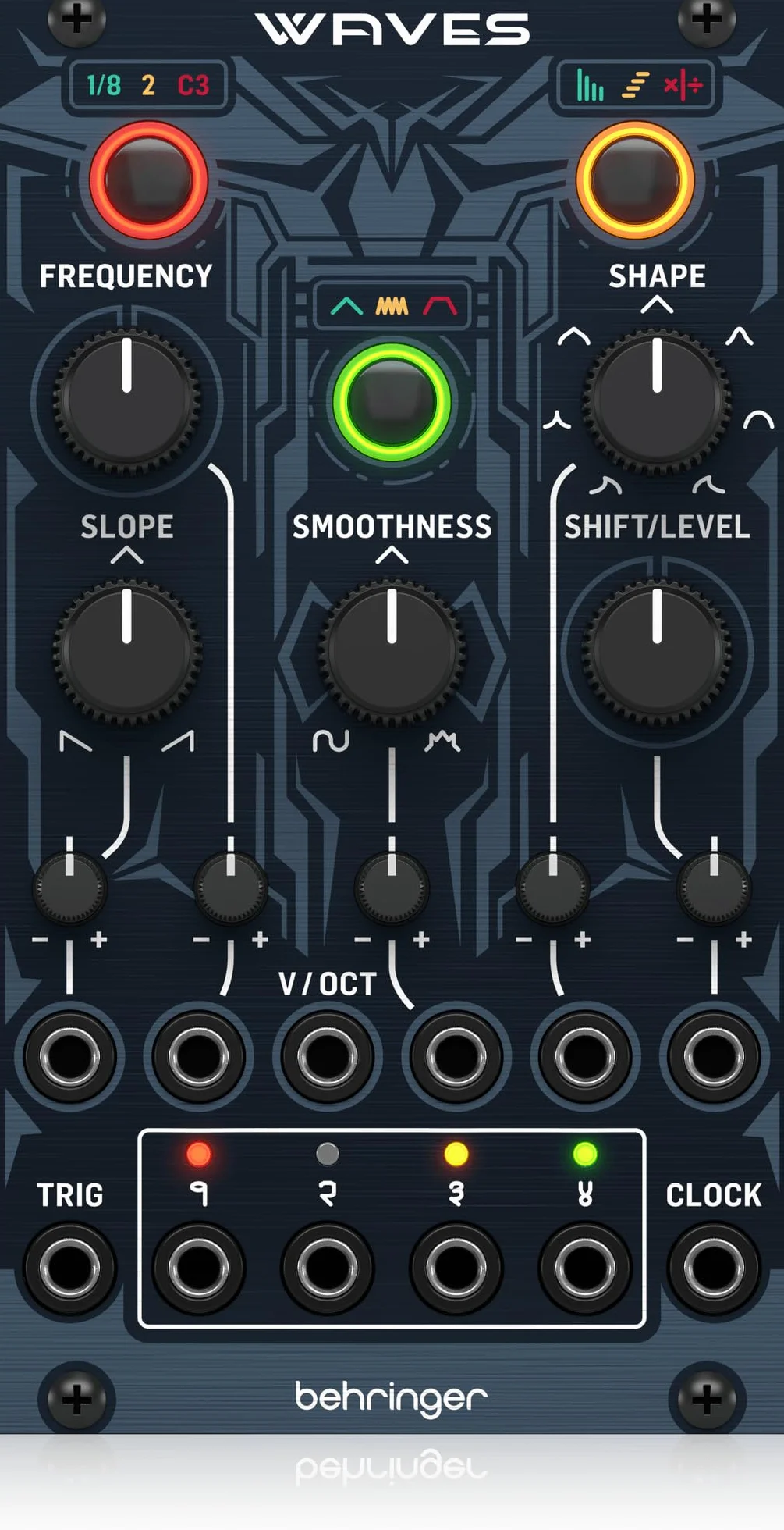 Behringer WAVES Modulatore di Marea e Generatore di Funzioni per Eurorack Versatile Modulo LFO per la Modulazione Dinamica di Sintetizzatori Modulari