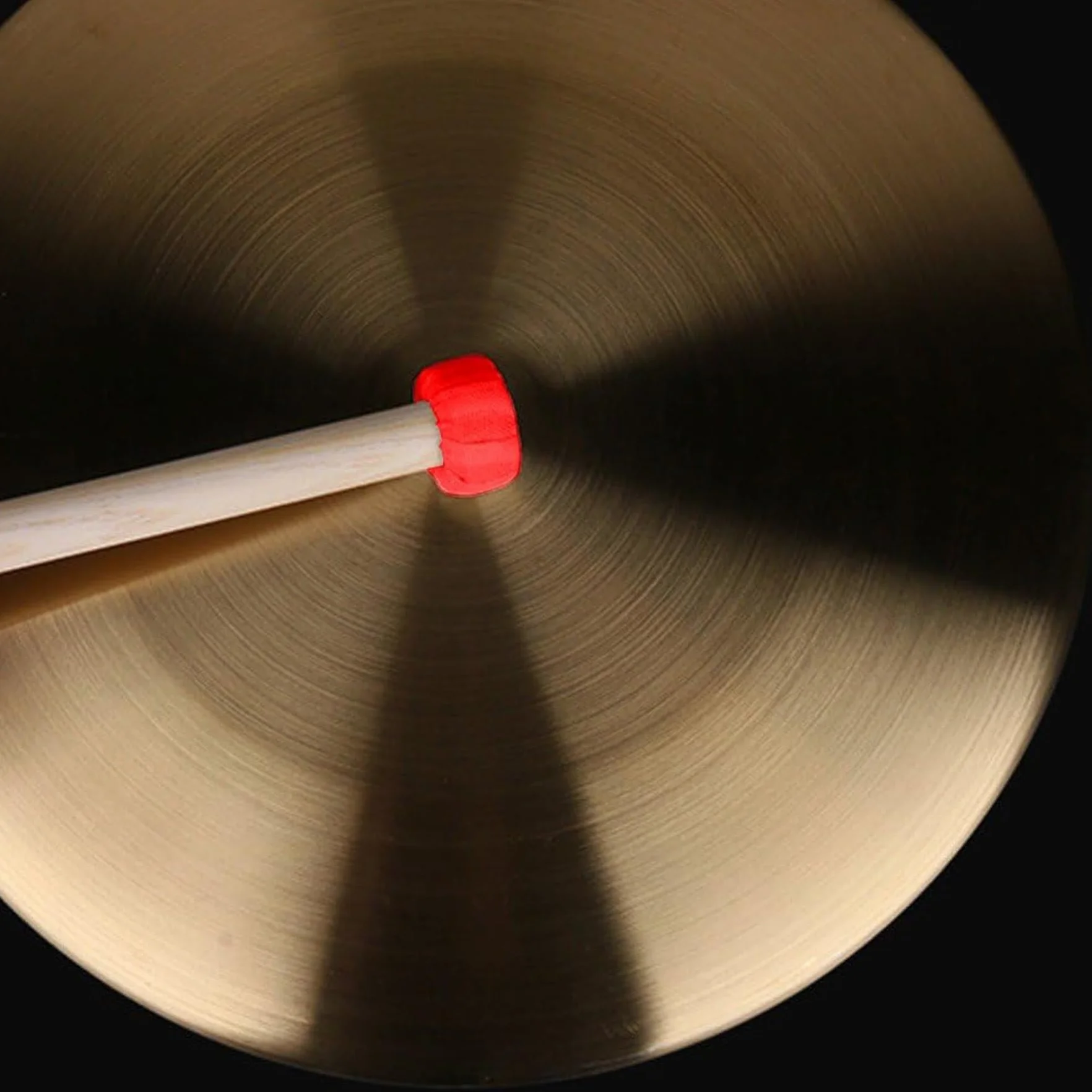 Cappello per Gong Fatto a Mano, Adatto per Opera, Strumenti a percussione e Uso Quotidiano (Gong e Martello per Gong),50CM