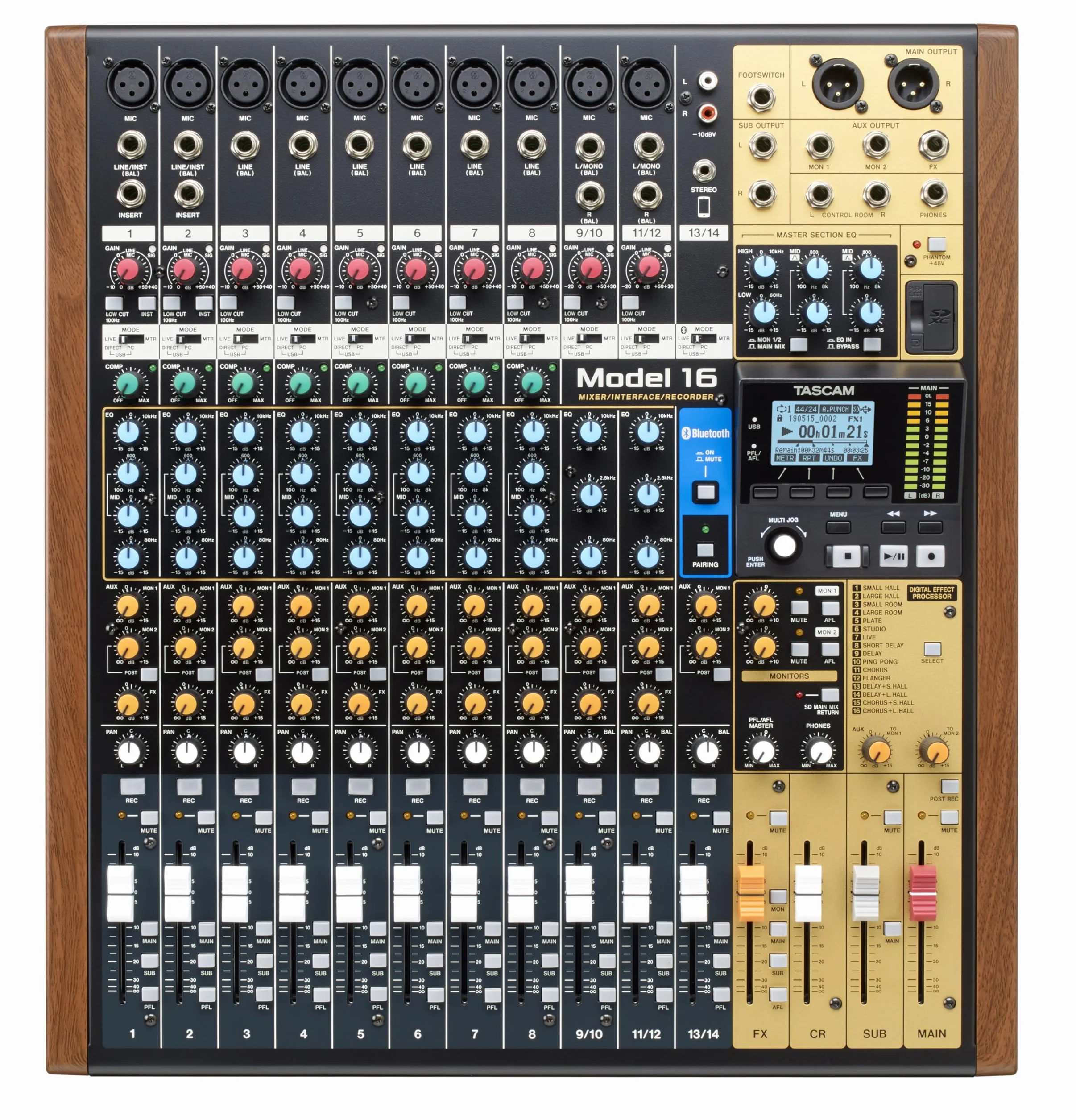 TASCAM Modello 16 All-In-One Mixing Studio