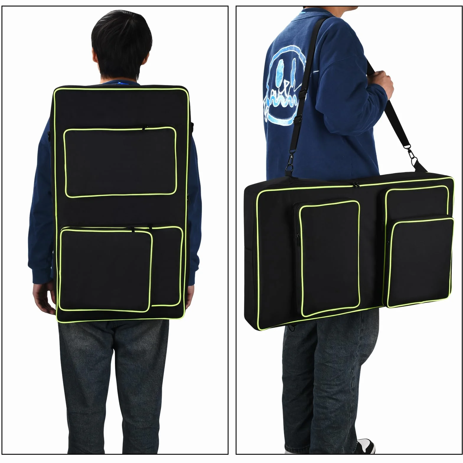 Consolle DJ Borsa Custodie per AlphaTheta DDJ-GRV6,per Pioneer DJ DDJ-FLX10/DDJ-1000SRT/DDJ-1000 DJ Controller,Custodia Viaggi Portatile con Tracolla,Borse per Cuffie,Tablet,Cavo
