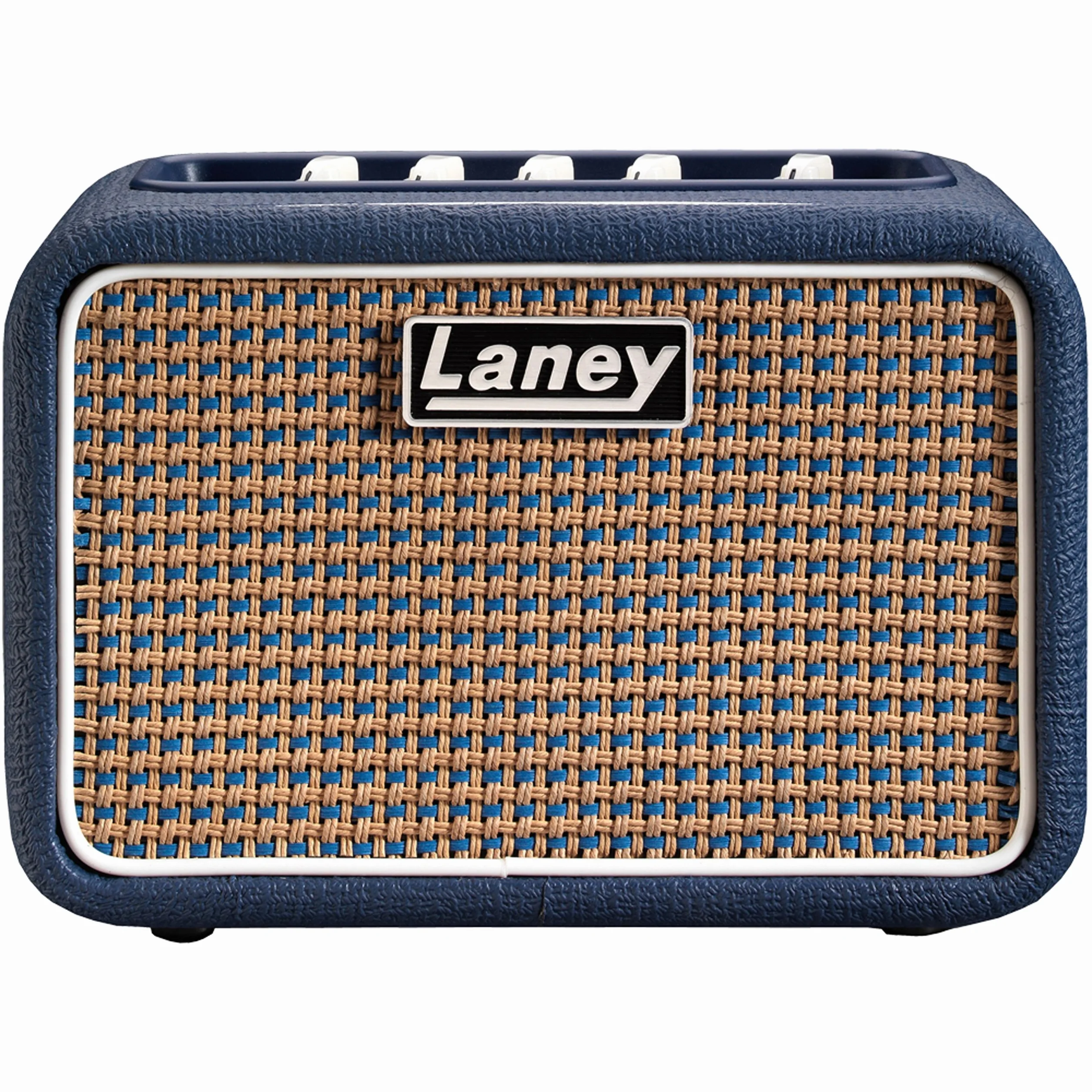 Laney Mini-ST-LION-2 6W Battery Guitar Amp-Amp di pratica compatta con canali puliti/drive, ritardo, input per smartphone LSI, AUX in, abbonamento per chitarra Ultimate gratuito