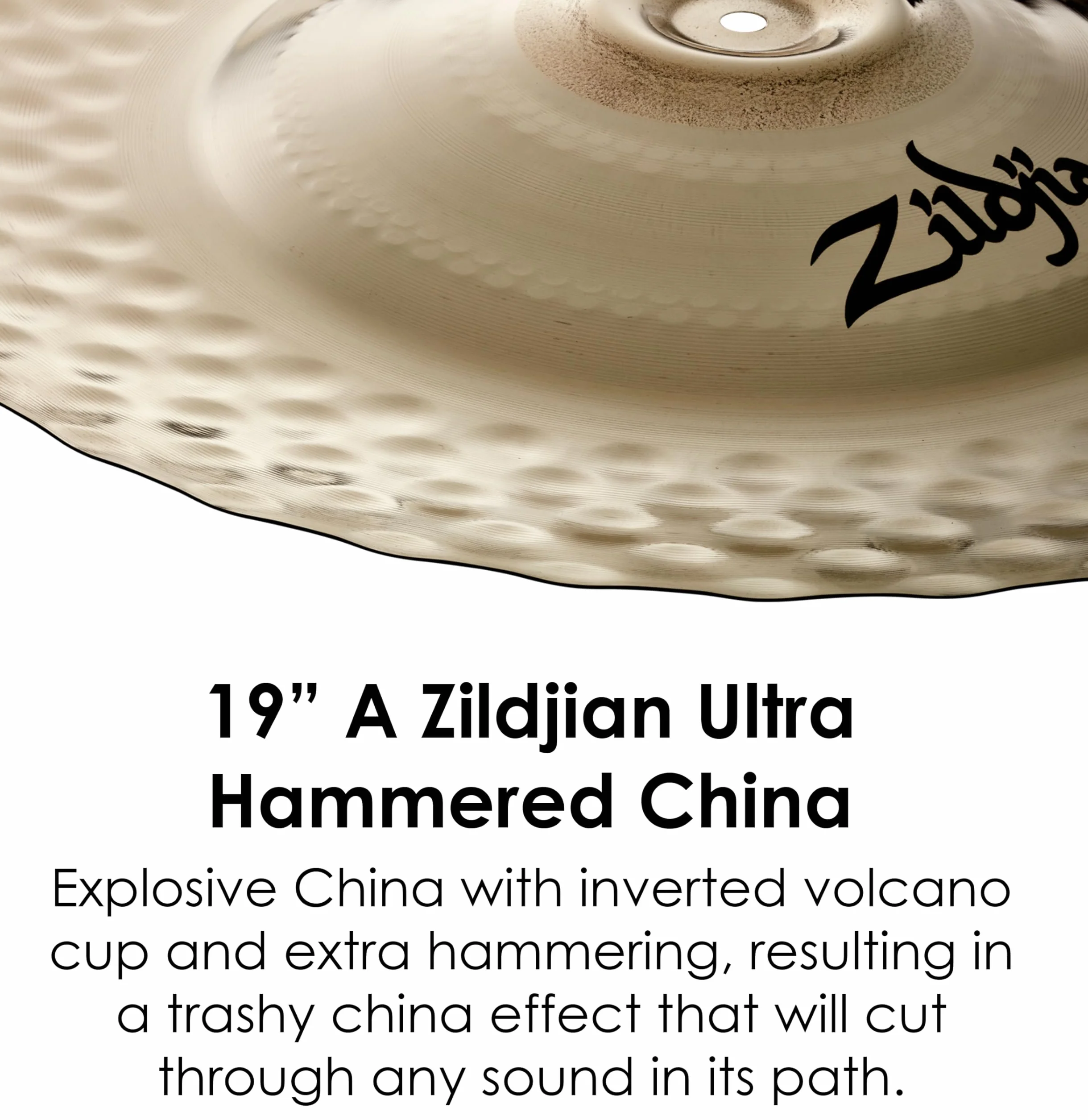 Zildjian A0369 Ultra Hammered China Piatto 19"