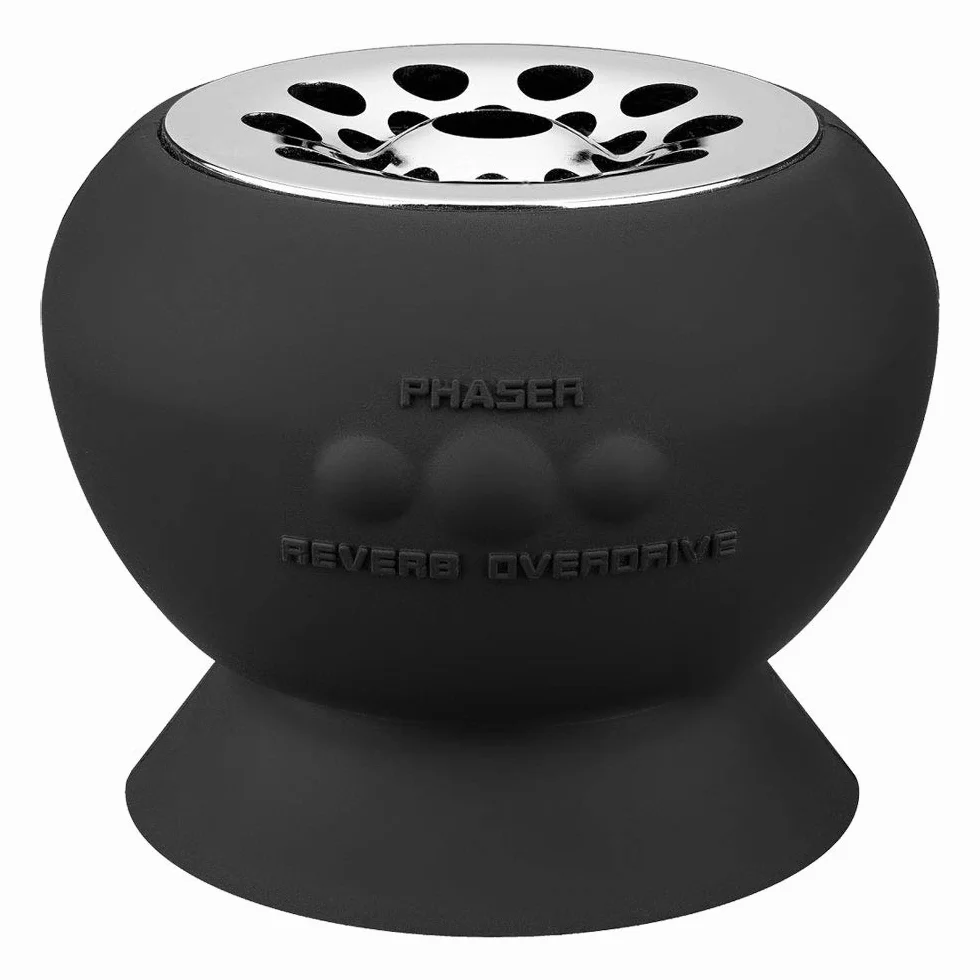 Fluid Audio Strum Buddy Heavy Metal Amplificatore portatile per chitarra (6 watt di potenza, batteria ricaricabile integrata, effetti: Clean, chorus, distorsione, riverbero), nero/argento