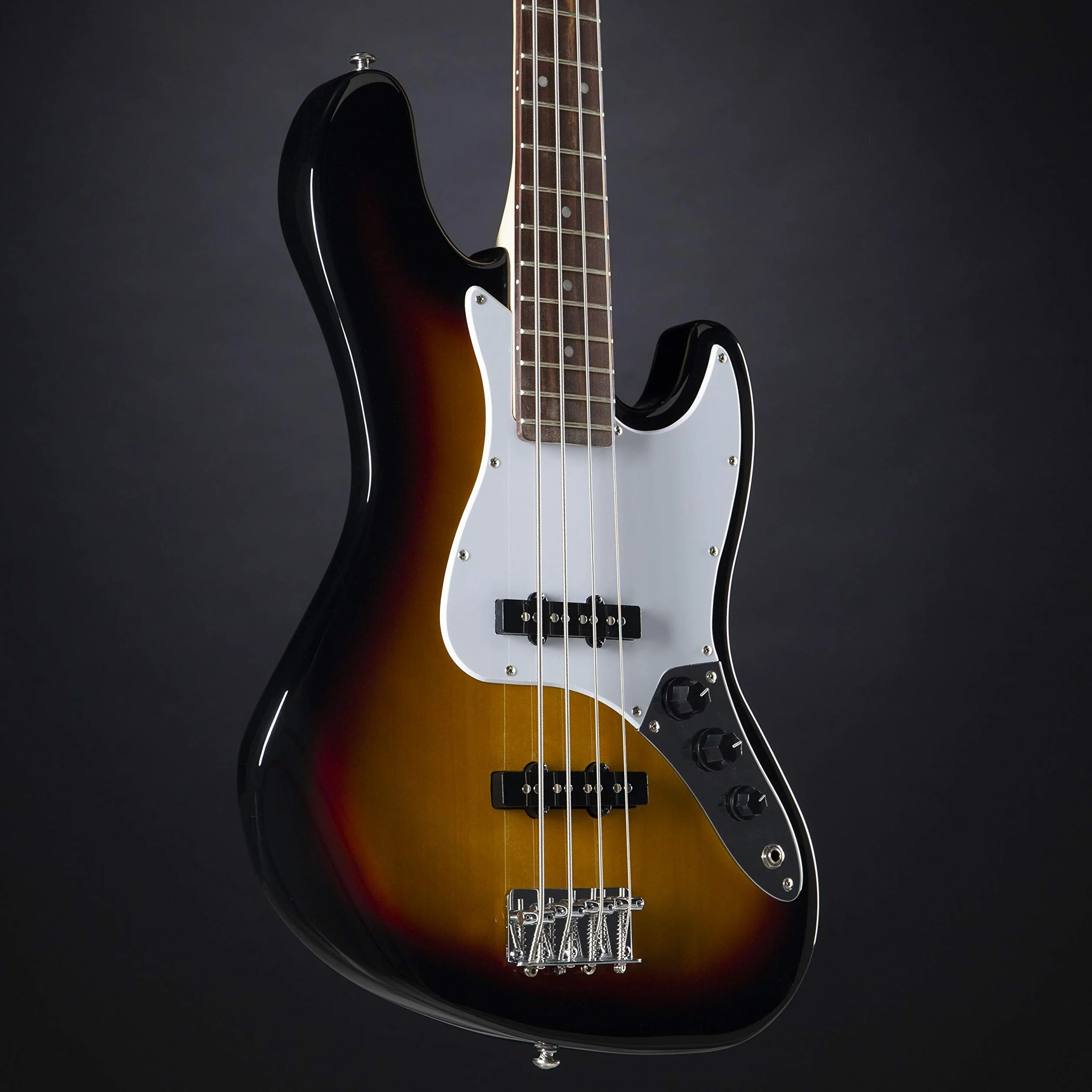 J & D JB-3TS Electric Bass (3-Tone Sunburst) - Basso elettrico a 4 corde