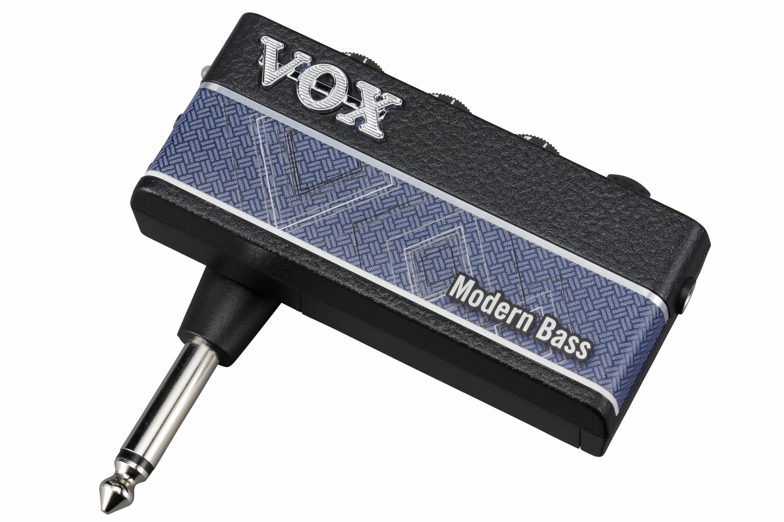 VOX - AMPLUG 3 MODERN BASS Amplificatore Portatile Basso Elettrico, a Batteria, Suono Moderno di Basso, Effetti Chorus/Delay/Reverb, Doppio Canale, Controlli di Gain/Tone/Volume, Uscita Cuffie+Aux In
