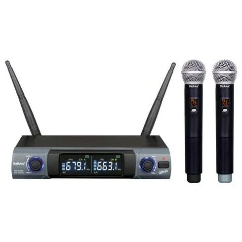 Doppio radiomicrofono palmare UHF