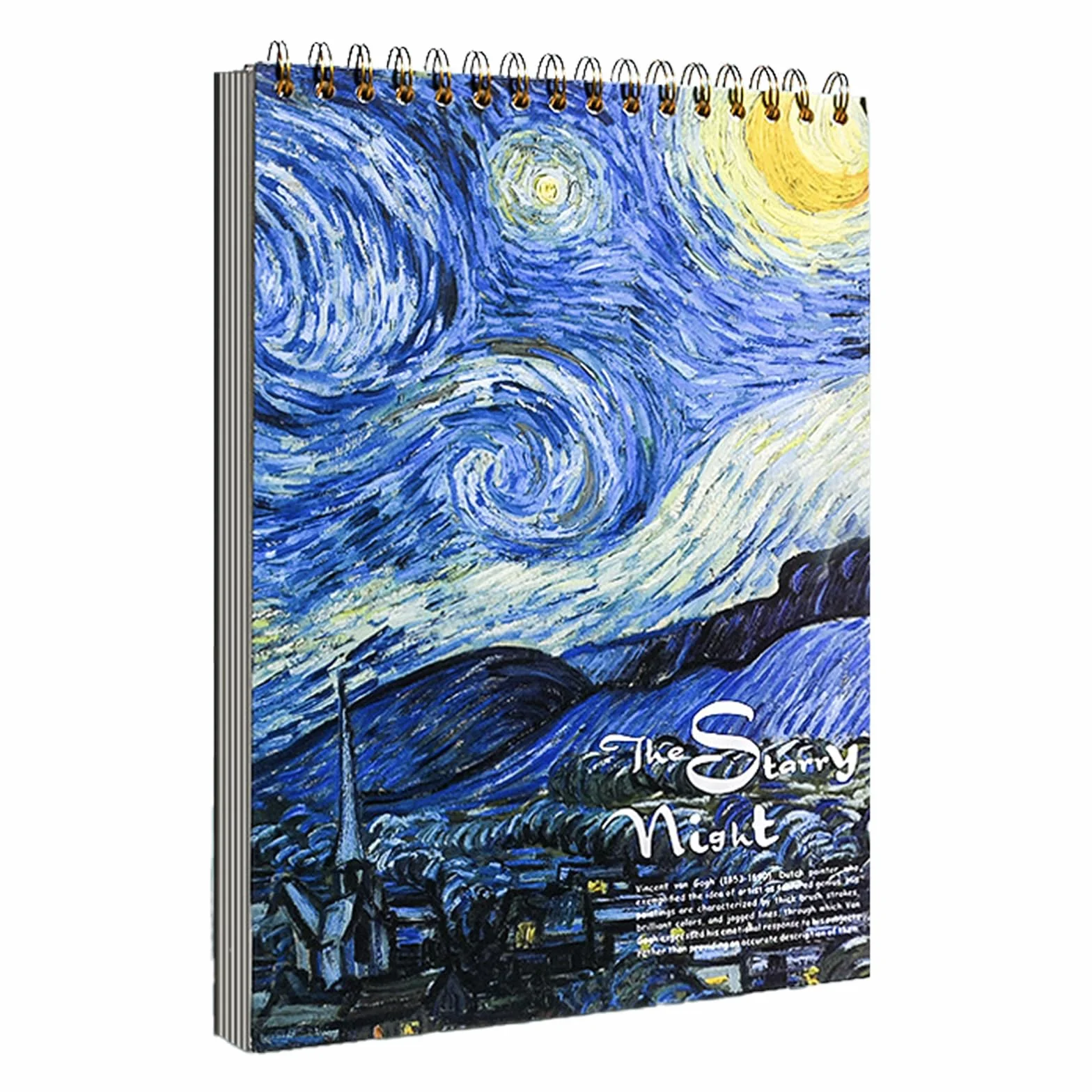 Quaderno per schizzi A4, Blocco da disegno DIN A4, Quaderno per schizzi A4,Carta da disegno Carta spessa A4, Blocco da disegno con rilegatura a spirale, Libro da disegno, Adatto per schizzi di artisti