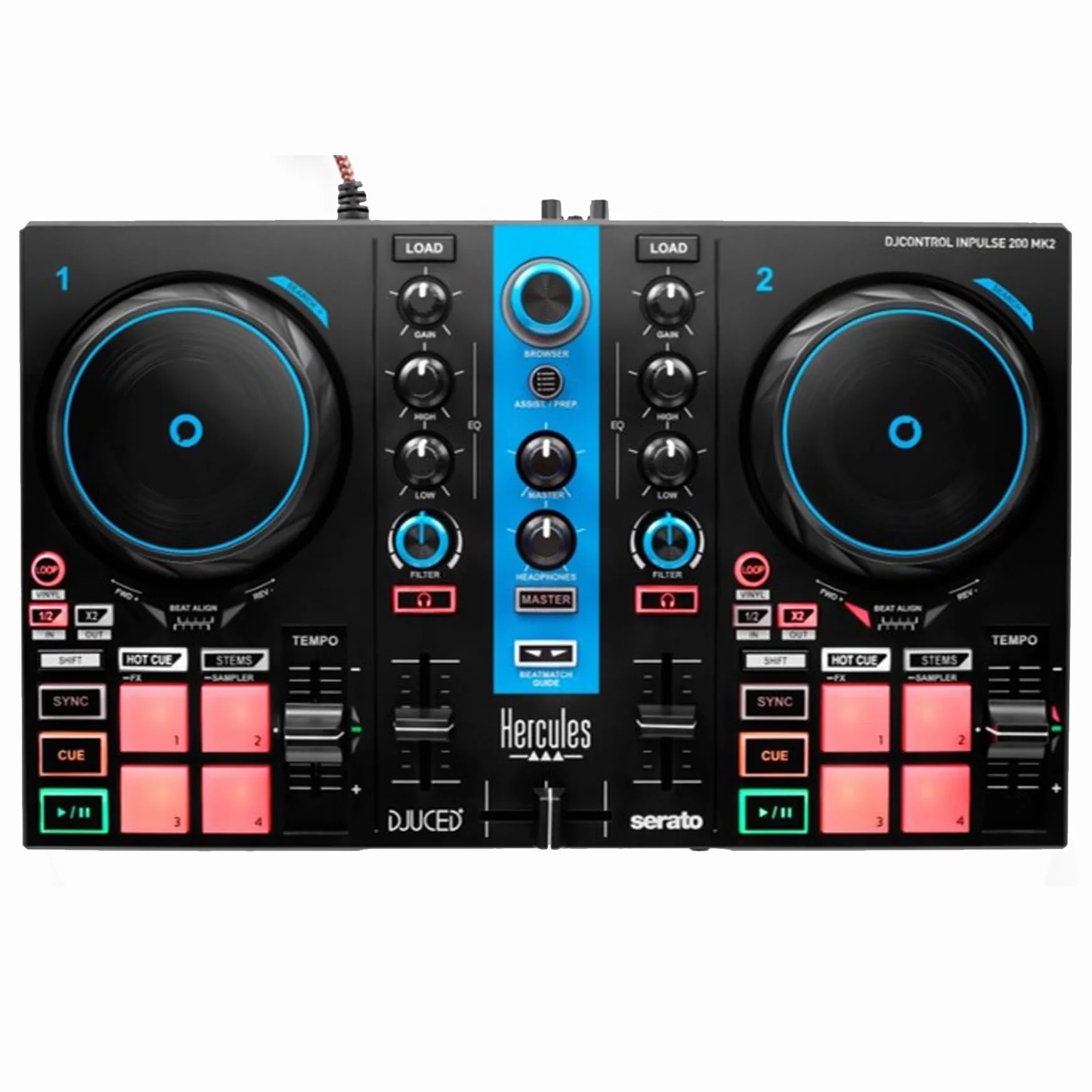 Hercules DJ Control Inpulse 200 MkII (Blue Edition)