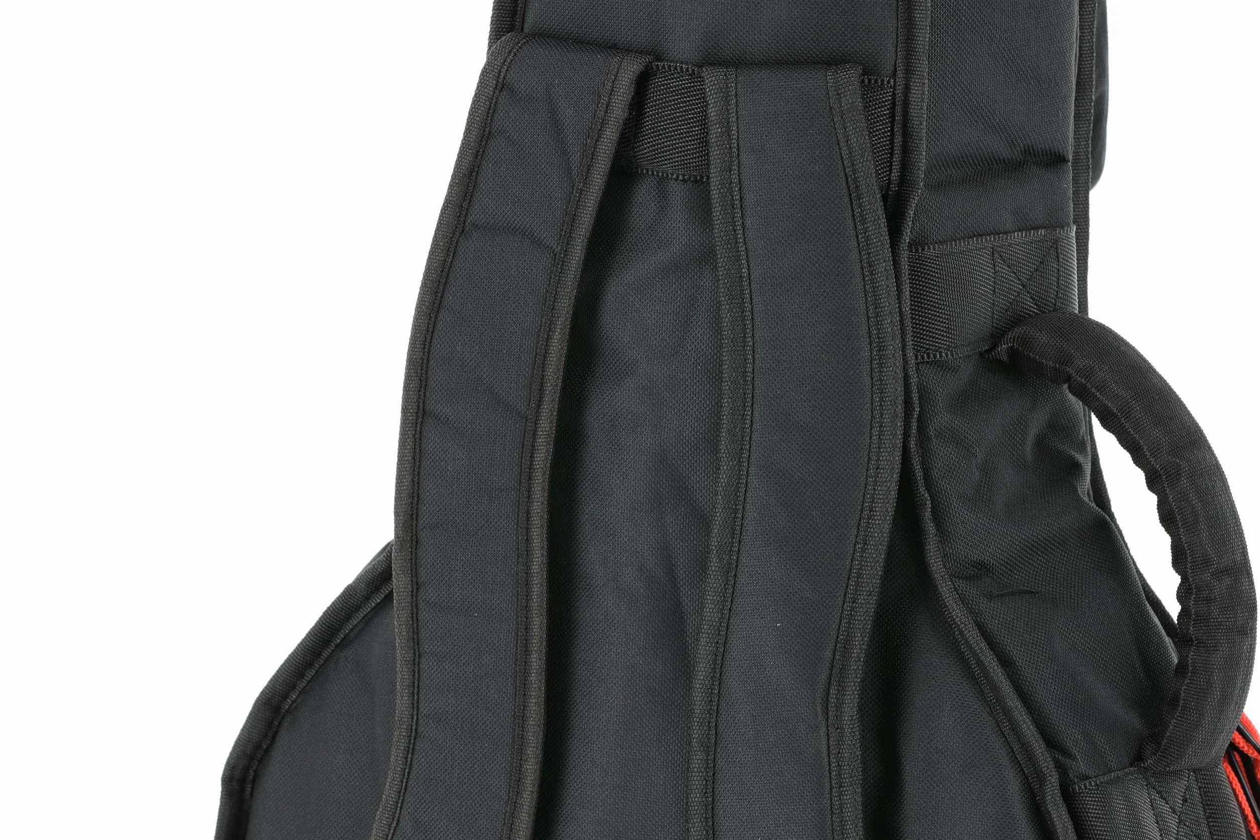 GEWA pure Borsa per Chitarra Serie 120 per Chitarra Elettrica nera, imbottitura in schiuma da 20mm con grande tasca per spartiti