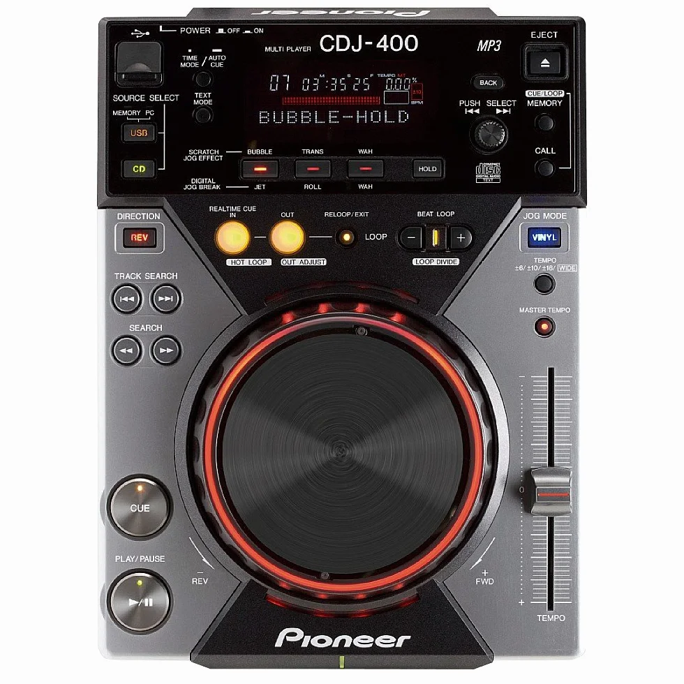 Pioneer CDJ-400, USB, Nero