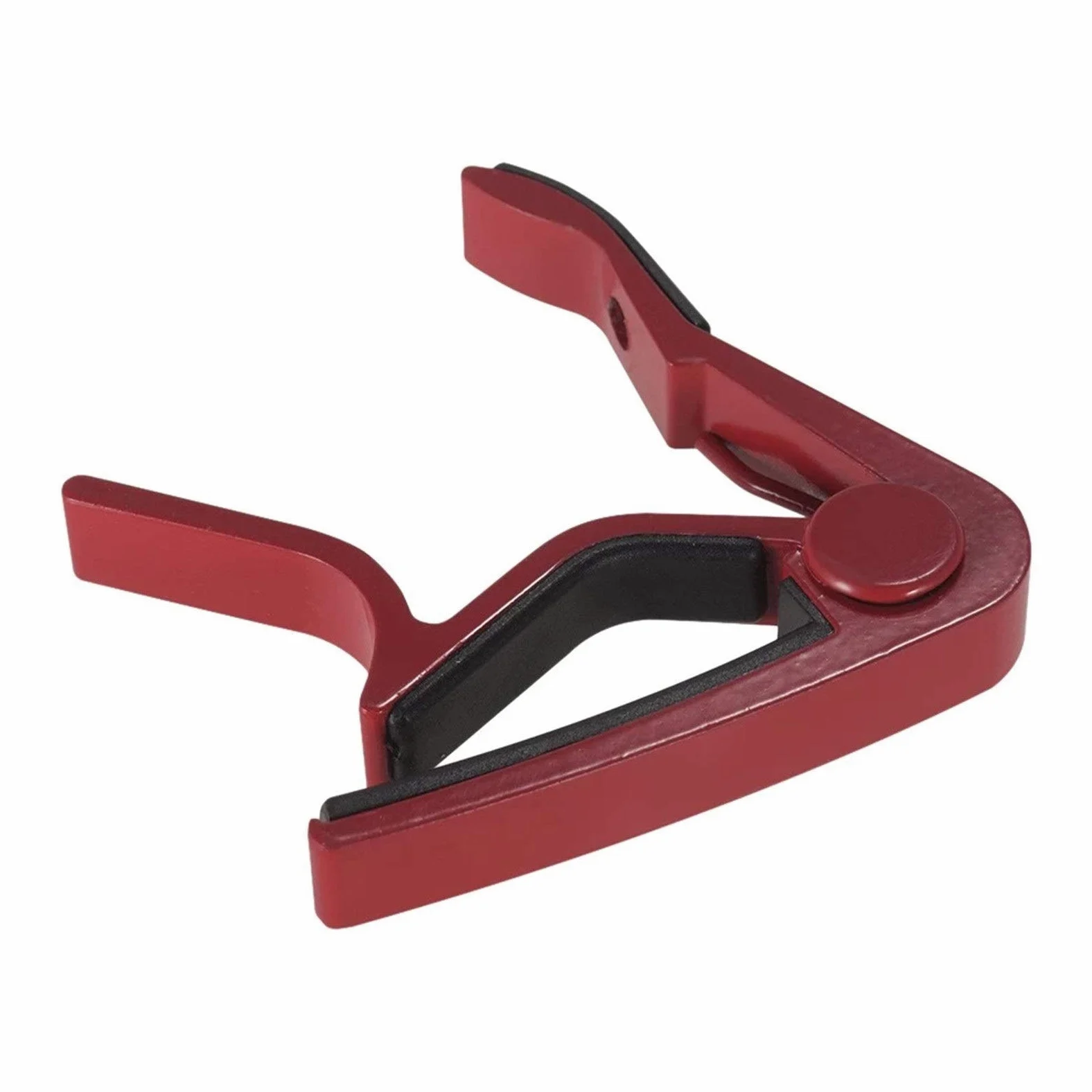 BATLAM Capotasto per Chitarra Acustica Lega di Alluminio a Cambio Rapido Morsetto per Capotasto per Chitarra con Una Mano (Color : Red, Size : One Size) (Red One Size)