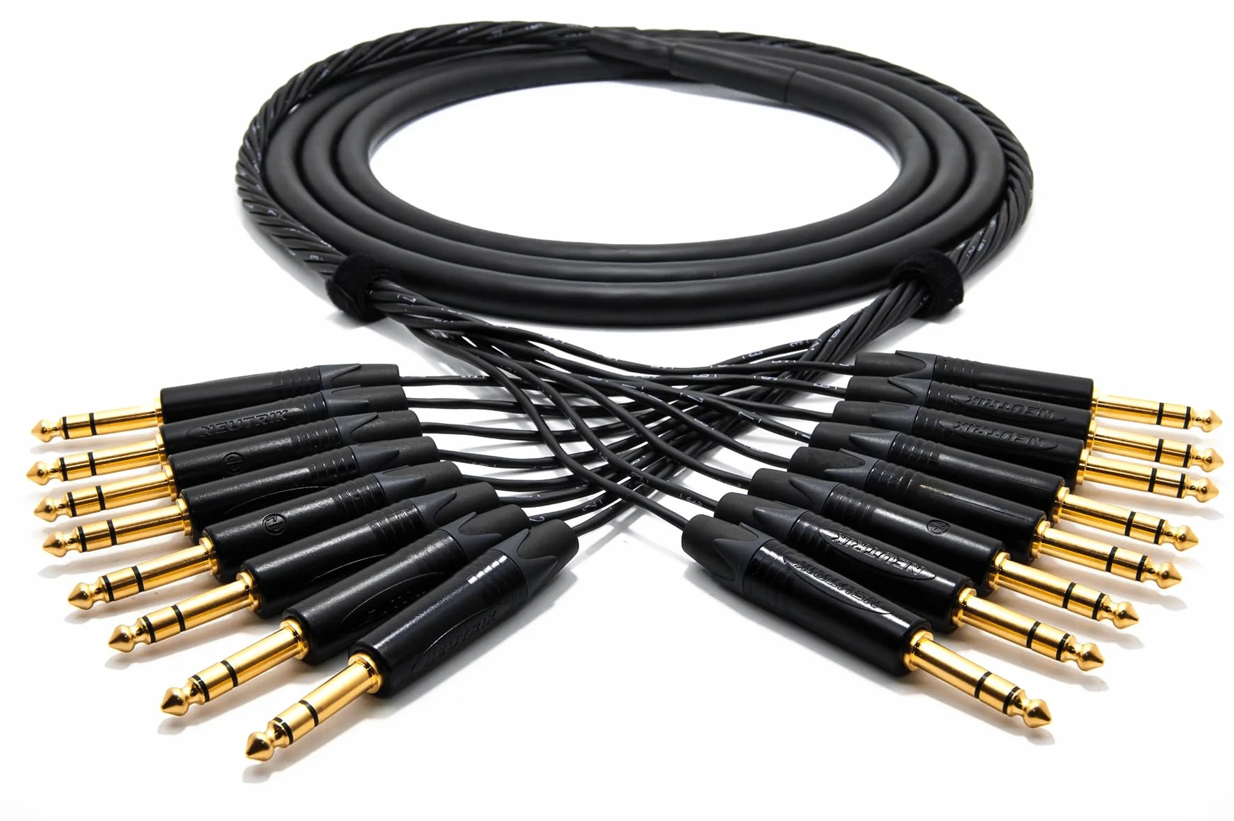 enoaudio Mogami 2932 8ch Multicore Cavo analogico studio | Neutrik Gold 6,3mm TRS | HiFi - 0,5 m