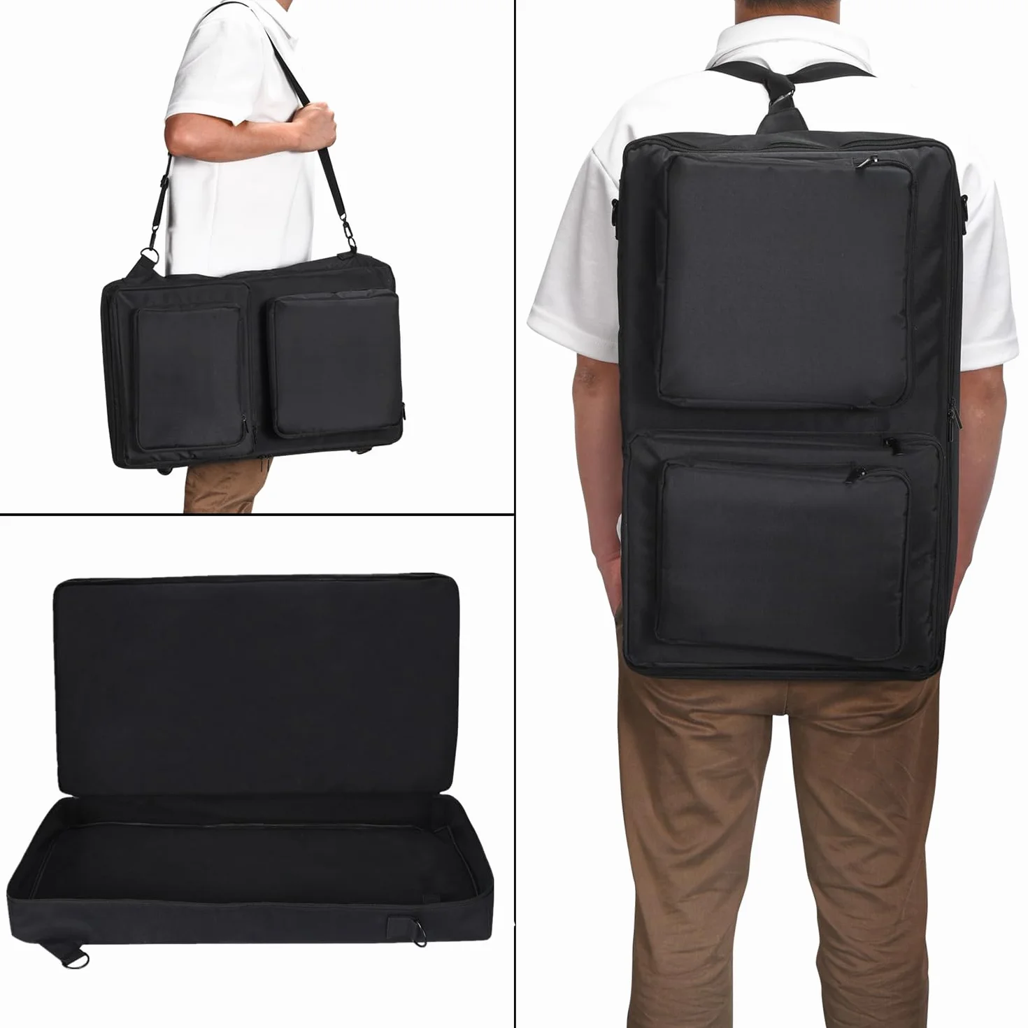 Borsa per Pioneer DJ DDJ-SR2/DDJ-SR,Custodia per Native Instruments Traktor Kontrol S4 Mk3,per Hercules Inpulse 500,Zaino da viaggio con borsa a tracolla per cuffie,tablet,cavo,CD