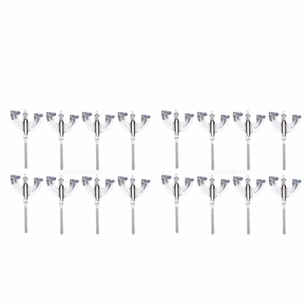 T TOOYFUL 16 Pezzi di Gancio per Grancassa E Tiranti, Accessori per Percussioni per Grancassa