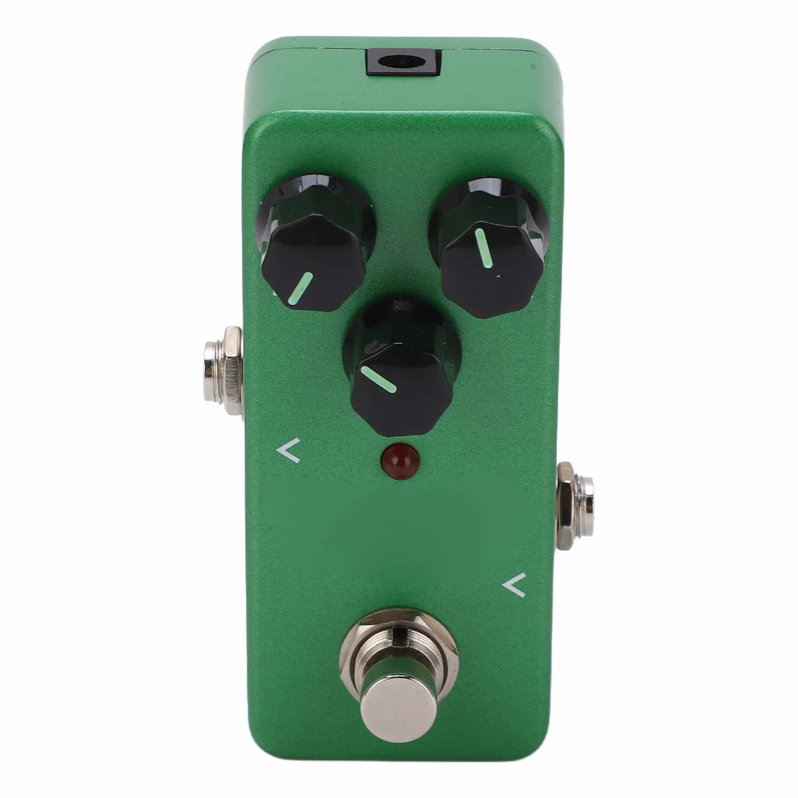 Pedale Effetti per Chitarra Pedale per Chitarra Elettrica Interruttore Overdrive Effetti Sonori Mini Effetti Singoli Accessorio per Strumenti Musicali Regolabili Full Metal Shell Green