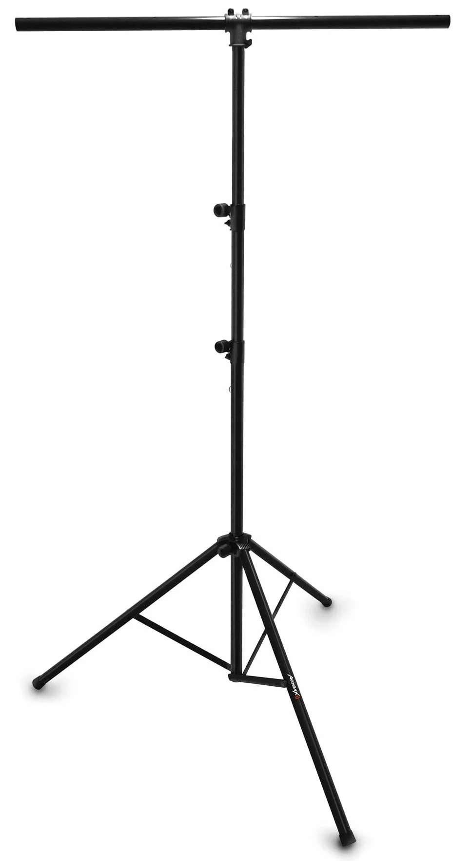 Audibax STAND MH-PRO - Stativo per Luci - Treppiede per Luci con Testa a Sfera - Supporto per Luci da Discoteca - Altezza Regolabile da 145 a 325 cm - Barra a T con 4 Punti di Fissaggio per Luci