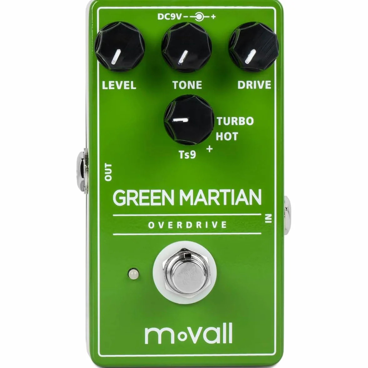 MP-105 - Green Martian overdrive, pedale per chitarra overdrive basato su TS a 4 modalità