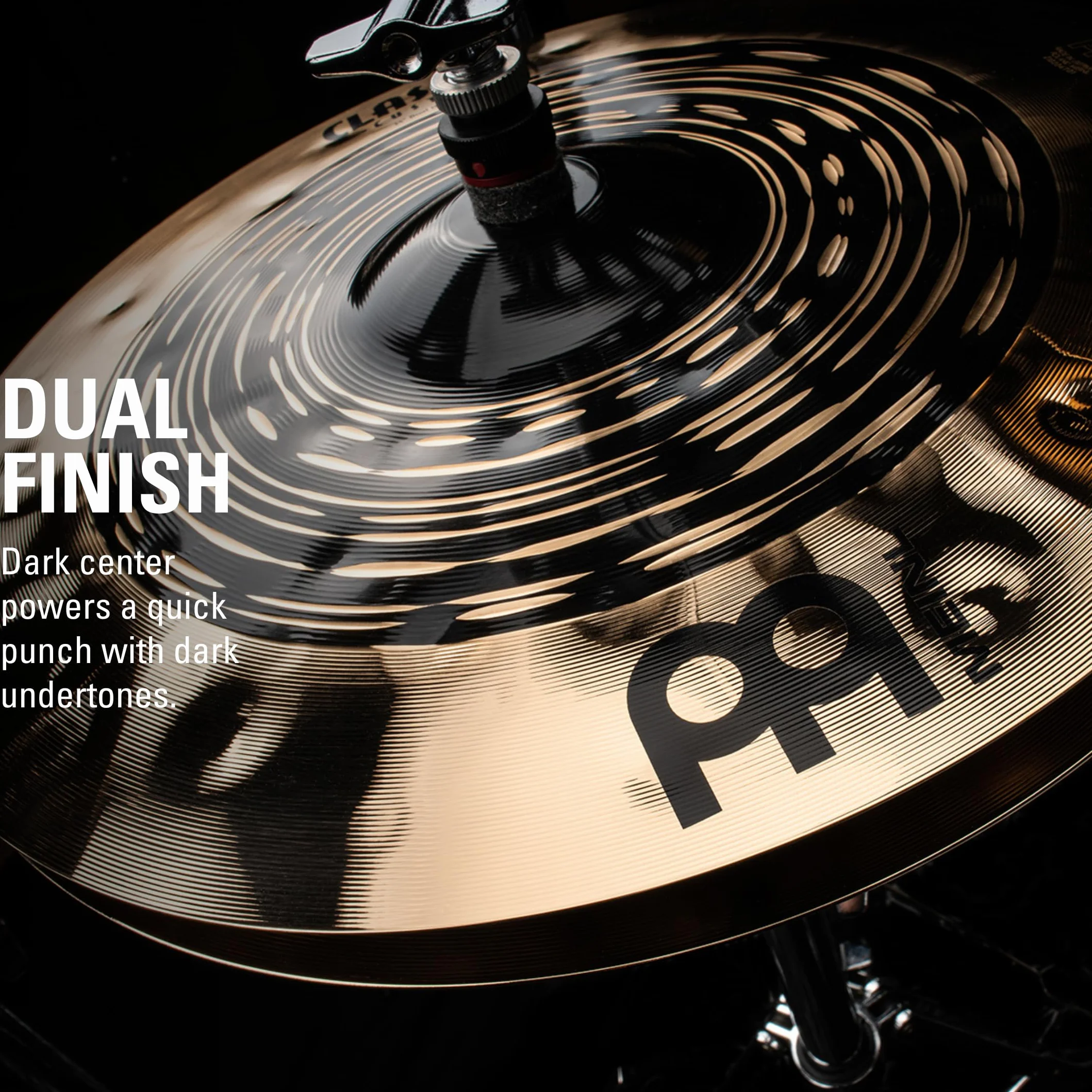 Meinl Cymbals Classics Custom Dual Set Box Pack di Piatti completo (35,56-50,80cm) per Batteria - Bronzo B12, Finitura Scura e Brillante (CCDU141620)