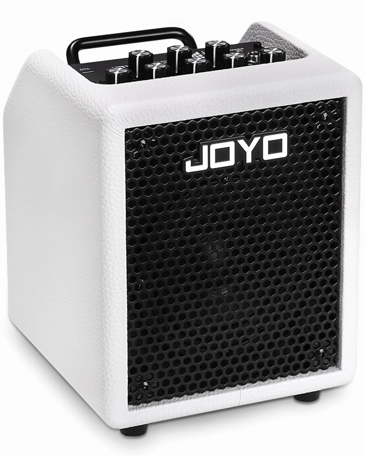 JOYO Amplificatore combinato da 30 W, amplificatore portatile da 4 pollici con EQ a 3 bande e compressore | Bluetooth 5.1 + registrazione diretta OTG | Pratica con cuffie per bassisti, concerti