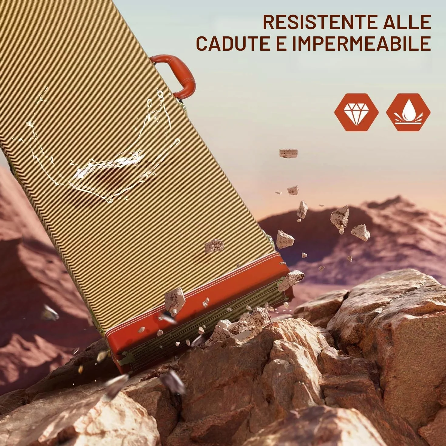 CAHAYA Custodia Rigida per Chitarra Elettrica: Borsa Stratocaster Telecaster con Compartimento Interno - Astuccio ST per Principianti
