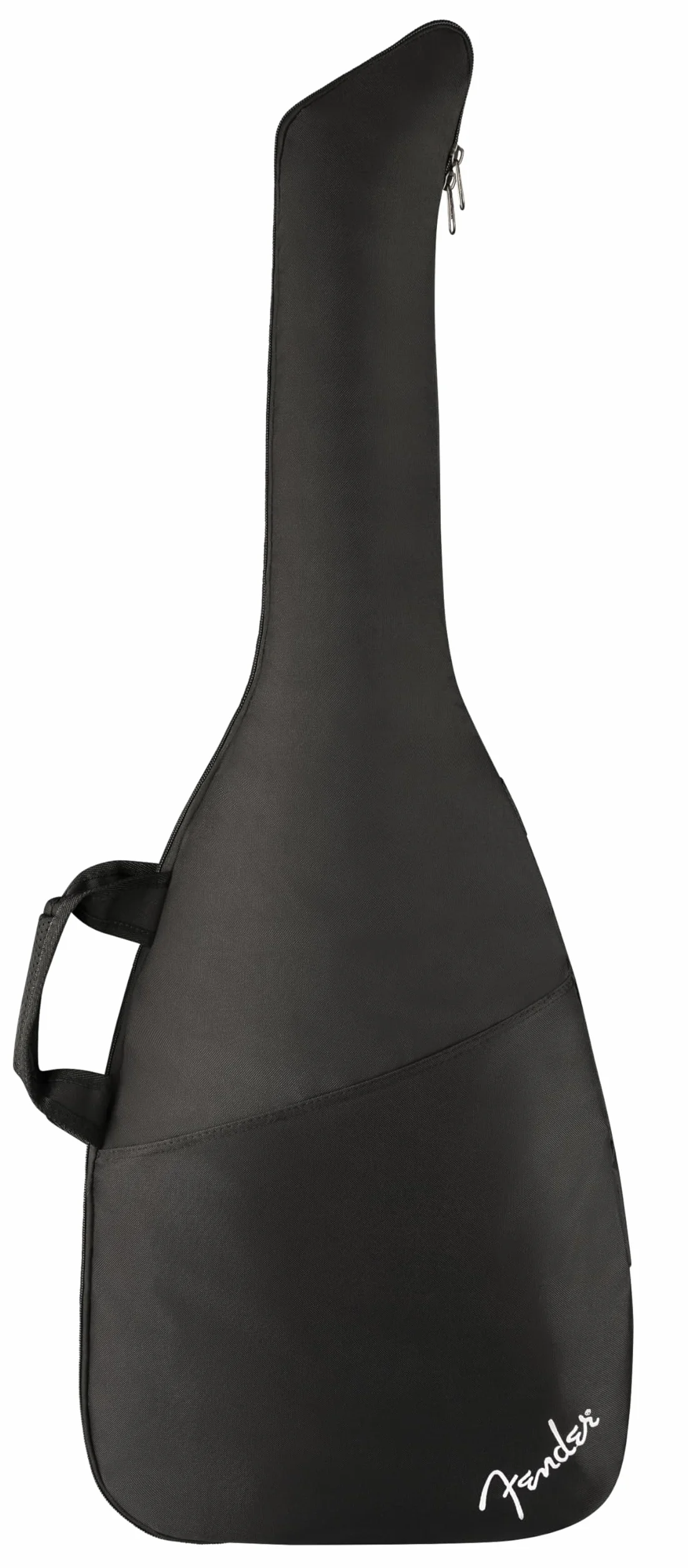 Fender Economy Borsa per Chitarra Elettrica, Adatta per la Maggior Parte delle Forme di Chitarra, Imbottitura da 5 mm con Fodera in Nylon, Manico e Spallacci, Tasca Portaoggetti, Nero