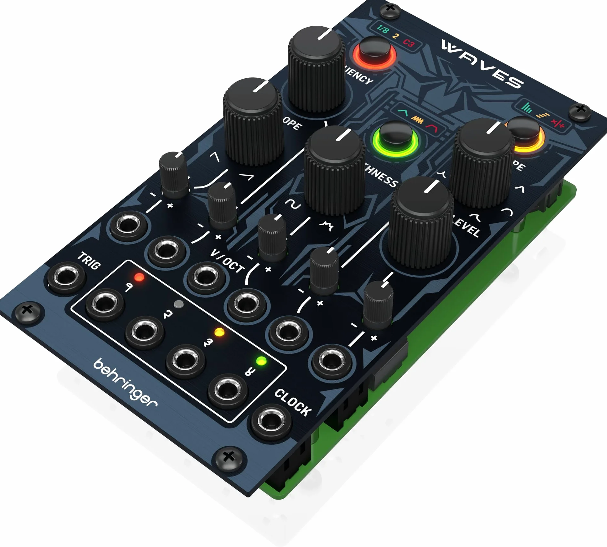 Behringer WAVES Modulatore di Marea e Generatore di Funzioni per Eurorack Versatile Modulo LFO per la Modulazione Dinamica di Sintetizzatori Modulari