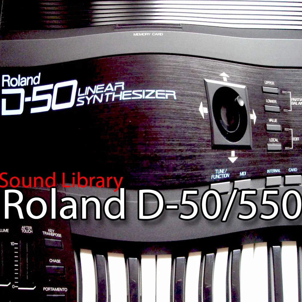 per ROLAND D-50/550 estesa grande fabbrica originale e NUOVA libreria di suoni creata e editor