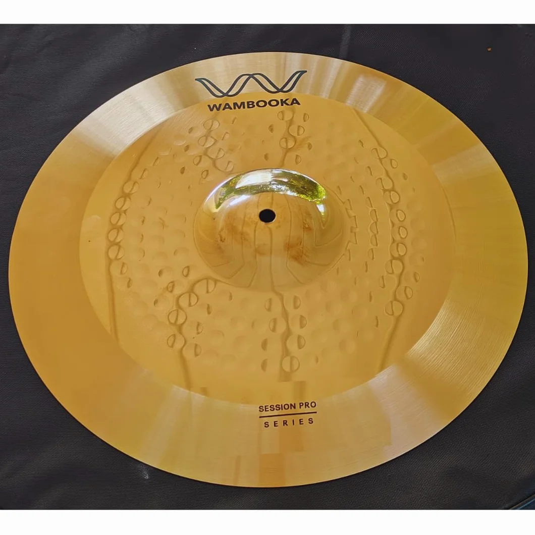 Cymbals - Piatti martellati per batteria acustica in lega B8 Serie Session Pro - Hi-Hat 14 - Crash 16 Crash 18 - Ride 20 (CRASH 16)