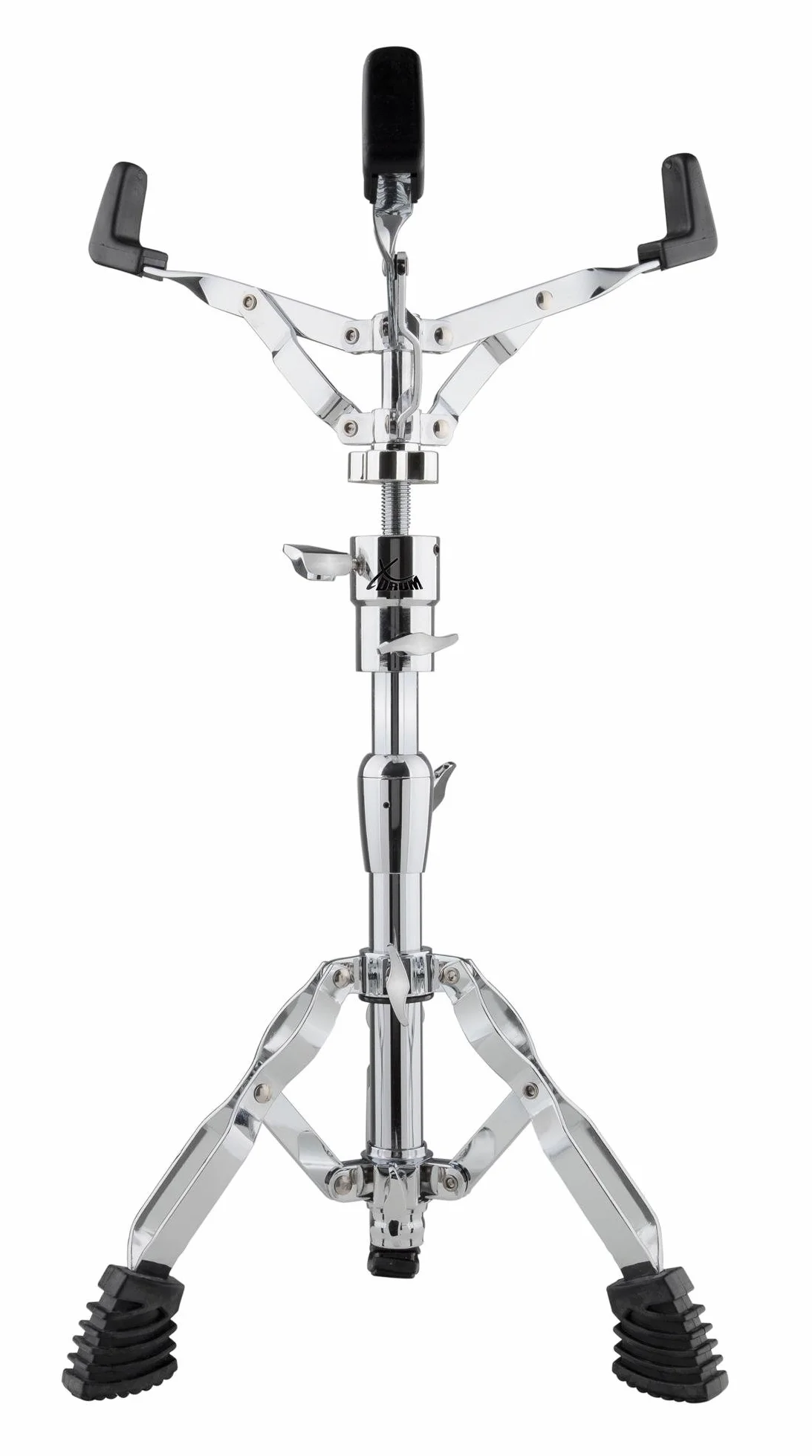 XDrum Supporto Rullante Pro (per rullanti da 13" a 14", regolabile in altezza da 46 a 65 cm, snodo a sfera, doppio rinforzo, 3,8 kg)
