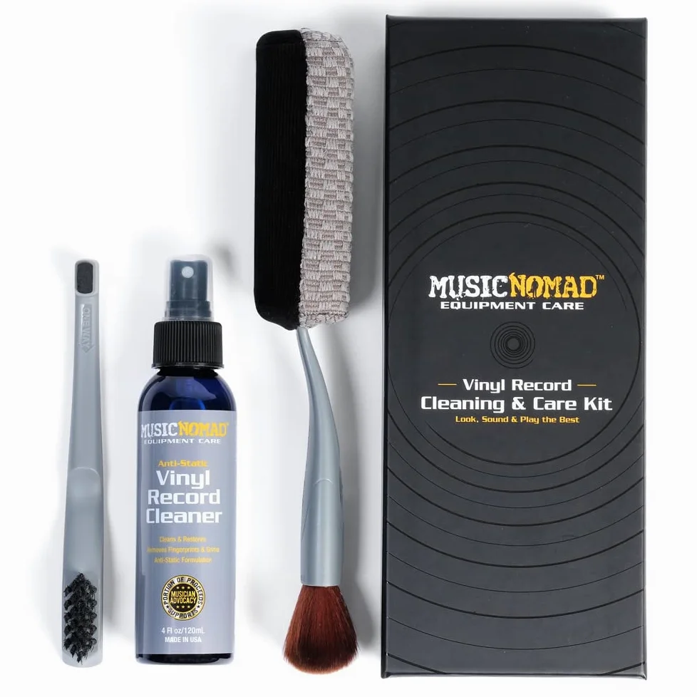 MusicNomad MN890 6'n 1 Next Level Vinyl Record Cleaning & Care Kit