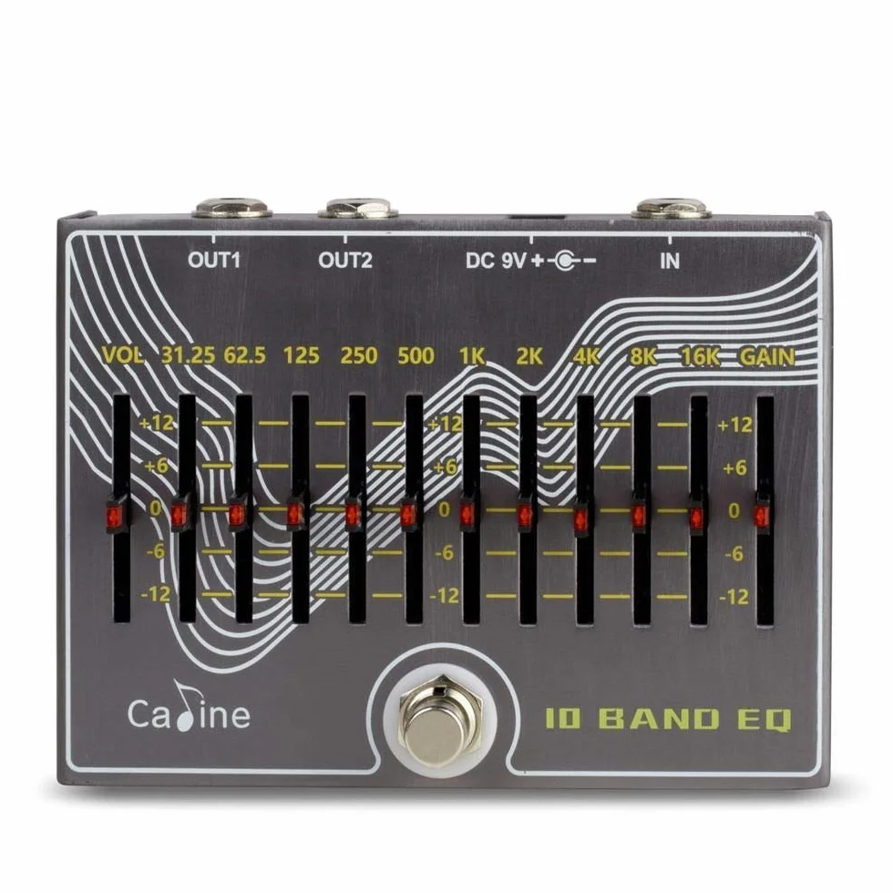 Caline CP-81 - EQ Graphic EQ a 10 bande | Dispositivo a effetto pavimento