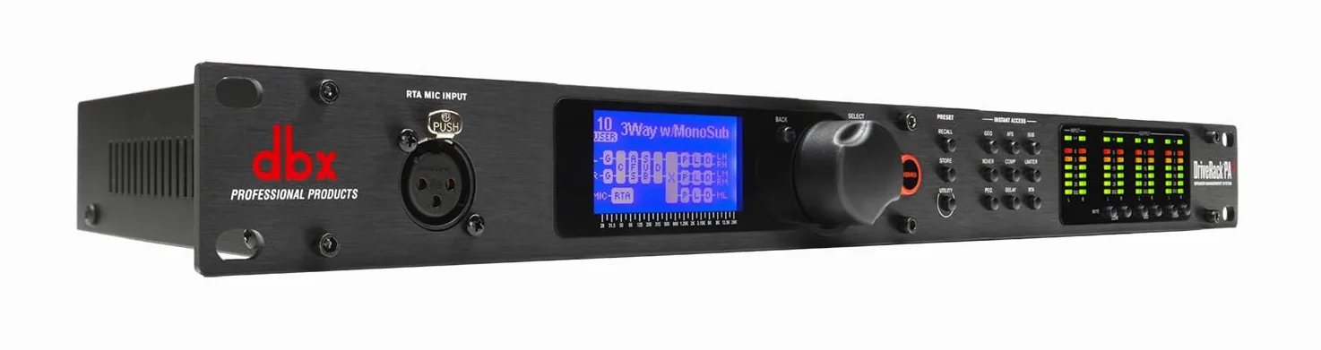 DBX driverackpa2 - Processeur d'enceintes avec RTA et égaliseur