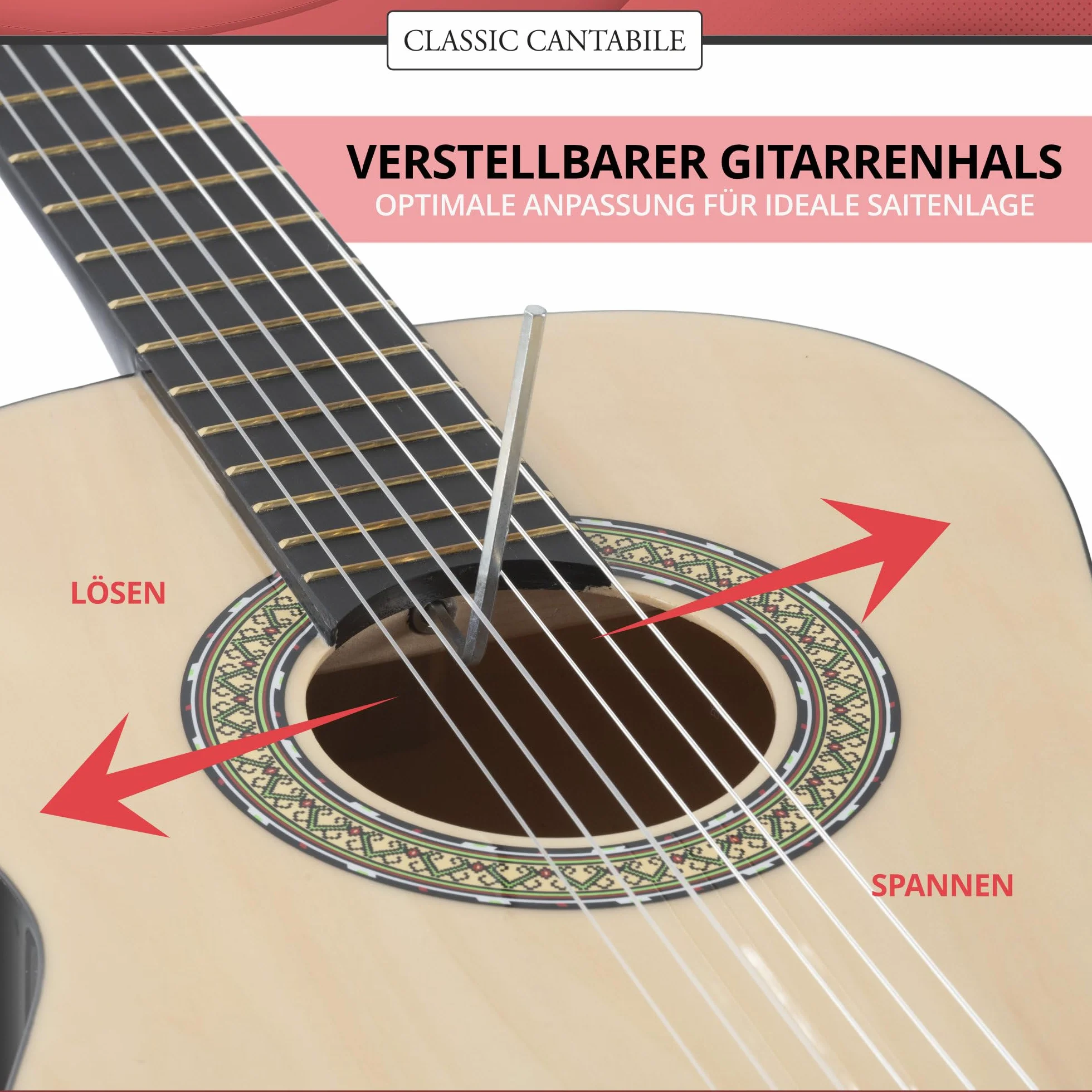 Classic Cantabile Chitarra Classica Acoustic Series AS-851-L 4/4 Mancina