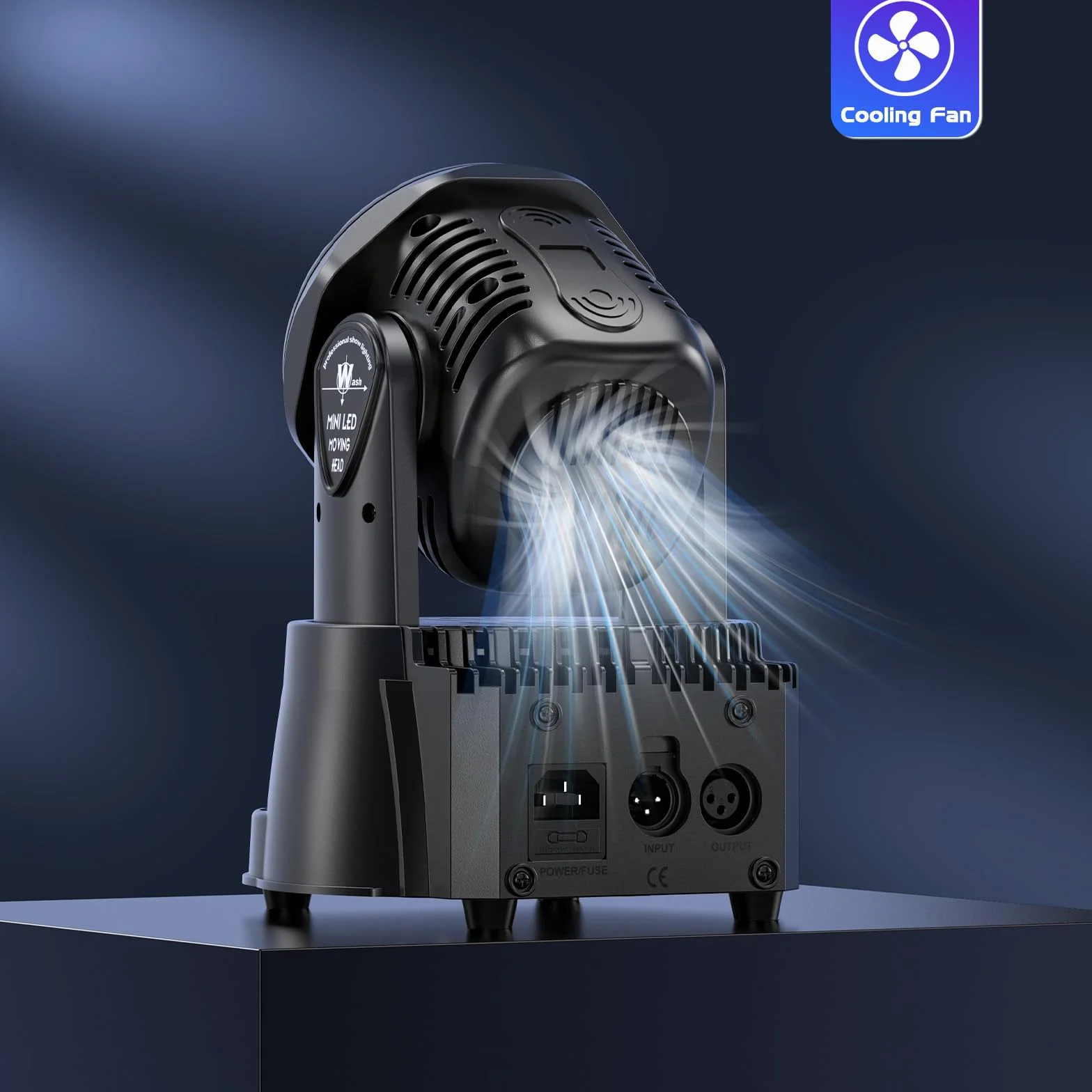 2PCS 7X15W Teste Mobili LED Luci dmx512 RGBW 4 in 1 Luci da Discoteca Palco Luce di Scena con Telecomando per Halloween Party Club Bar Casa Feste