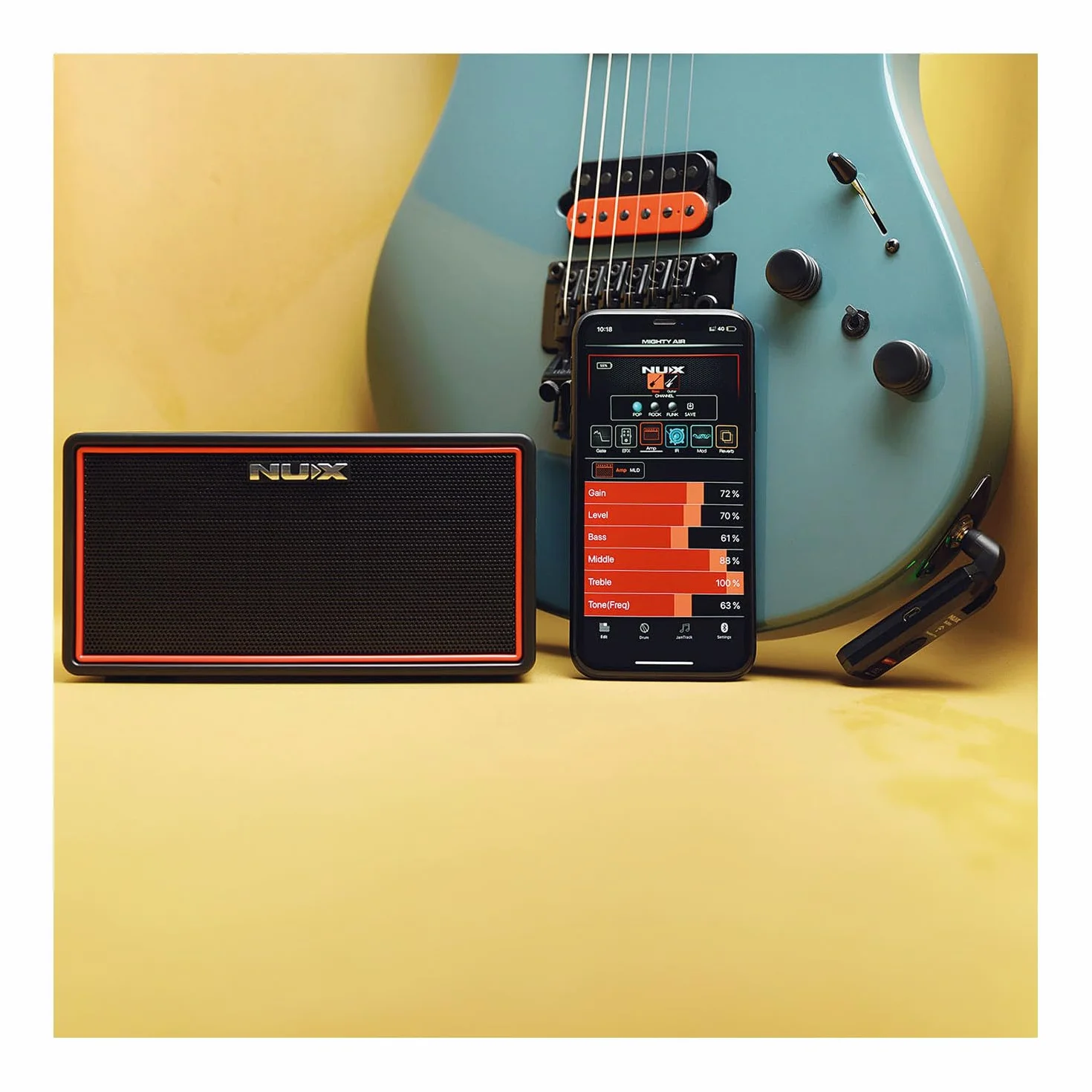 NUX Modeling Guitar Amplifier 2x4W + trasmettitore 2.4 GHz