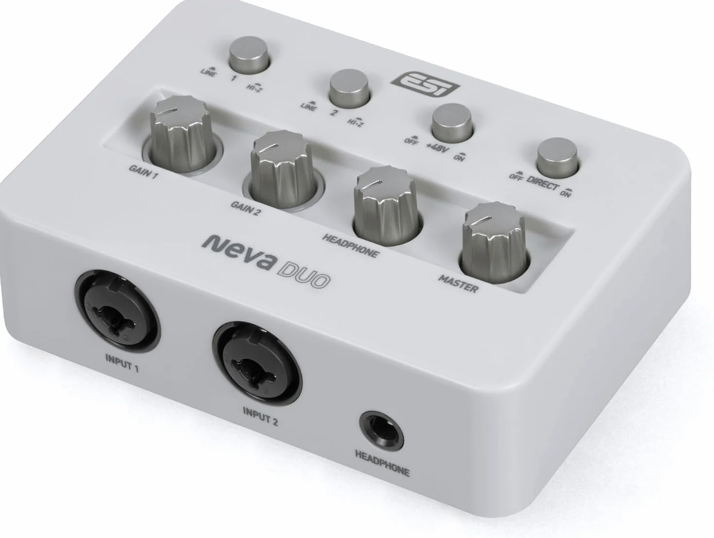 ESI Neva Duo | Adattatore Audio USB Ultra Mobile per Chitarra & Microfono 24-bit / 192 kHz