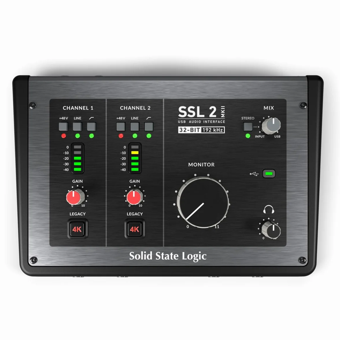 Console audio SSL2 MKII, 24 canali, processore di segnale digitale
