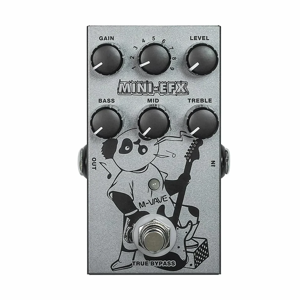 M-Vave Mini-Efx - Pedale multieffetto 4 effetti overdrive 4 effetti di distorsione Boost