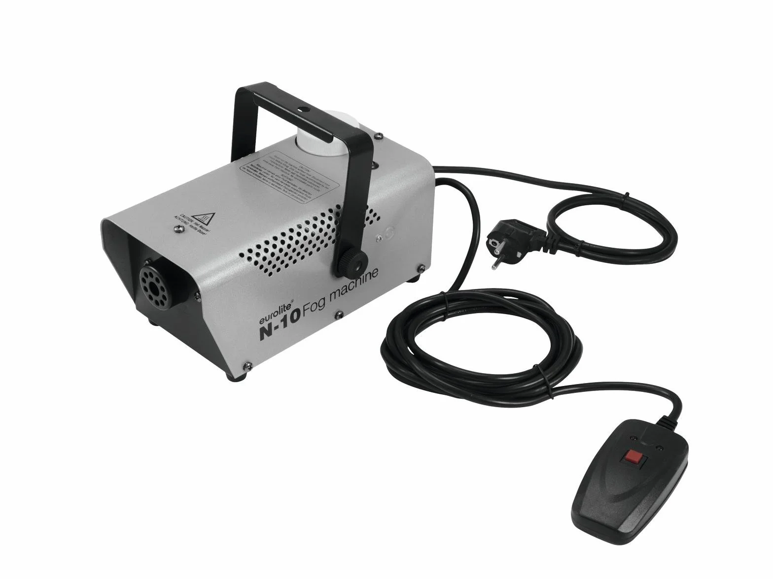 Macchina del Fumo Eurolite N-10 400W con Telecomando Cablato, Fog Machine Compatta per DJ, Feste e Piccoli Eventi, Serbatoio 0,3L, Riscaldamento Rapido