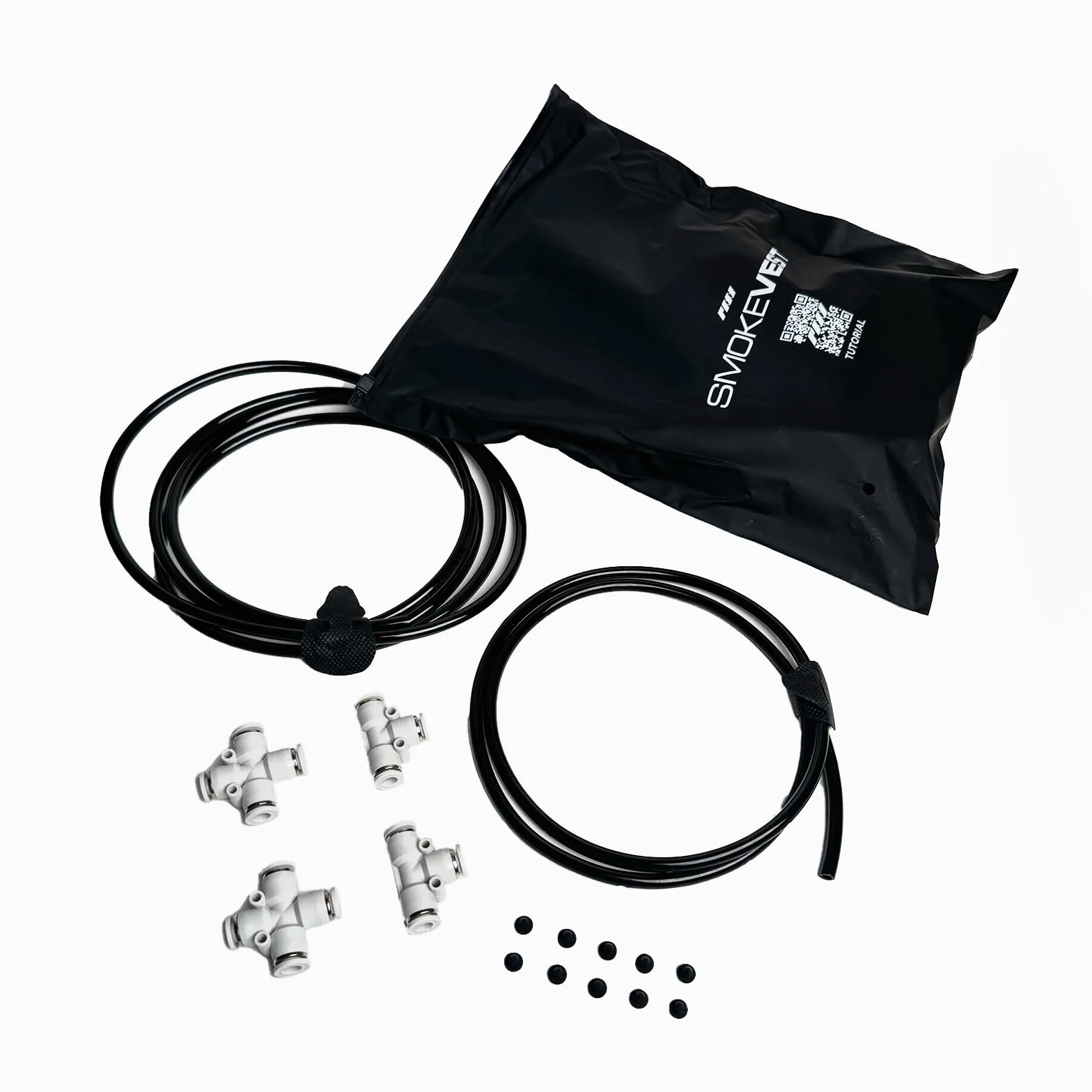 PMI Smoke Vest per SmokeNINJA Pro - Imbracatura portatile per nebbia con tubi, resistente agli spruzzi, resistente al calore, per cosplay, FX, Halloween, compatibile con SmokeGENIE