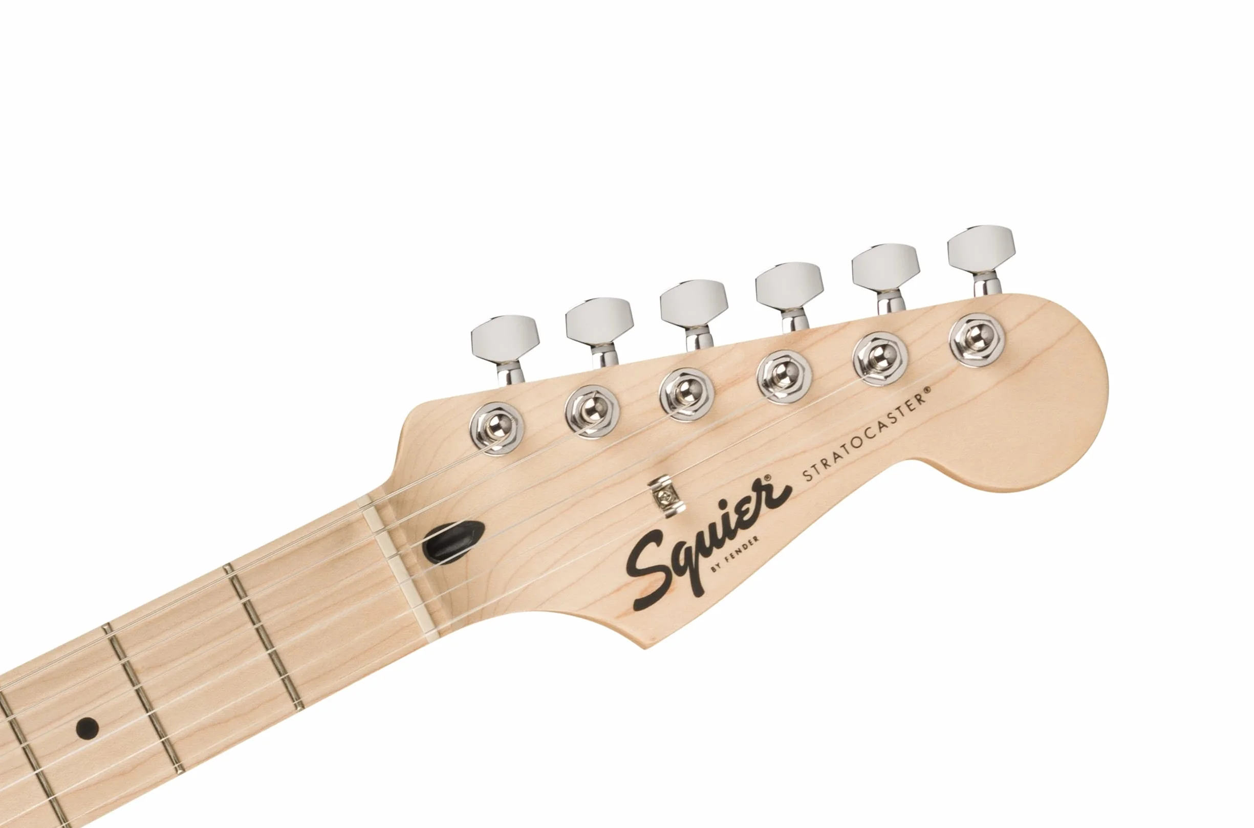 Squier by Fender Sonic Stratocaster HT – Chitarra Elettrica, Maple Fingerboard, Arctic White, Pickguard Bianco, Include Lezioni Fender Play