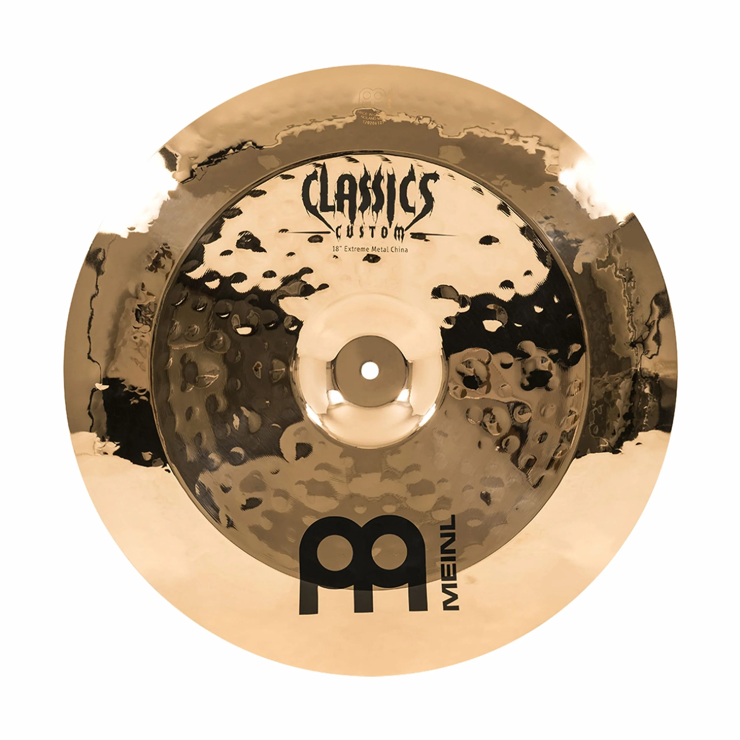 Meinl Cymbals Classics Custom Extreme Metal Piatto China 18 pollici (45,72cm) per Batteria - Bronzo B12, Finitura Brillante, Prodotto in Germania (CC18EMCH-B)