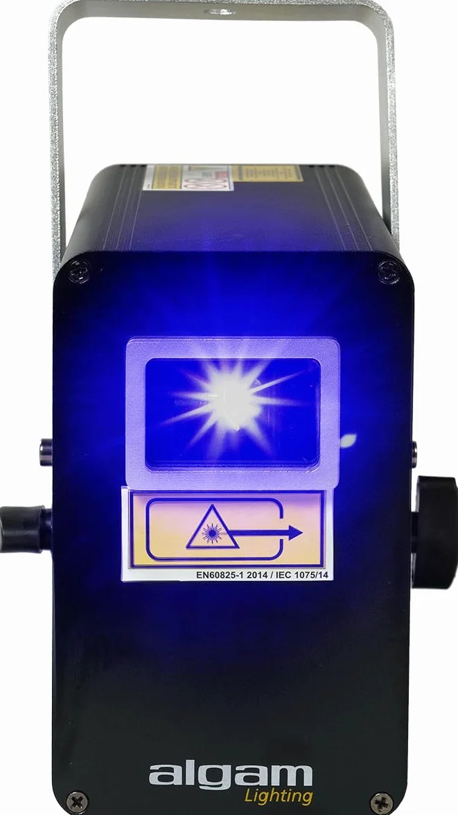 ALGAM LIGHTING - SPECTRUM 1000 PINK - Laser d'animazione rosa 1000 mW - Classe laser 4 - IP20-260 x 260 x 150 mm