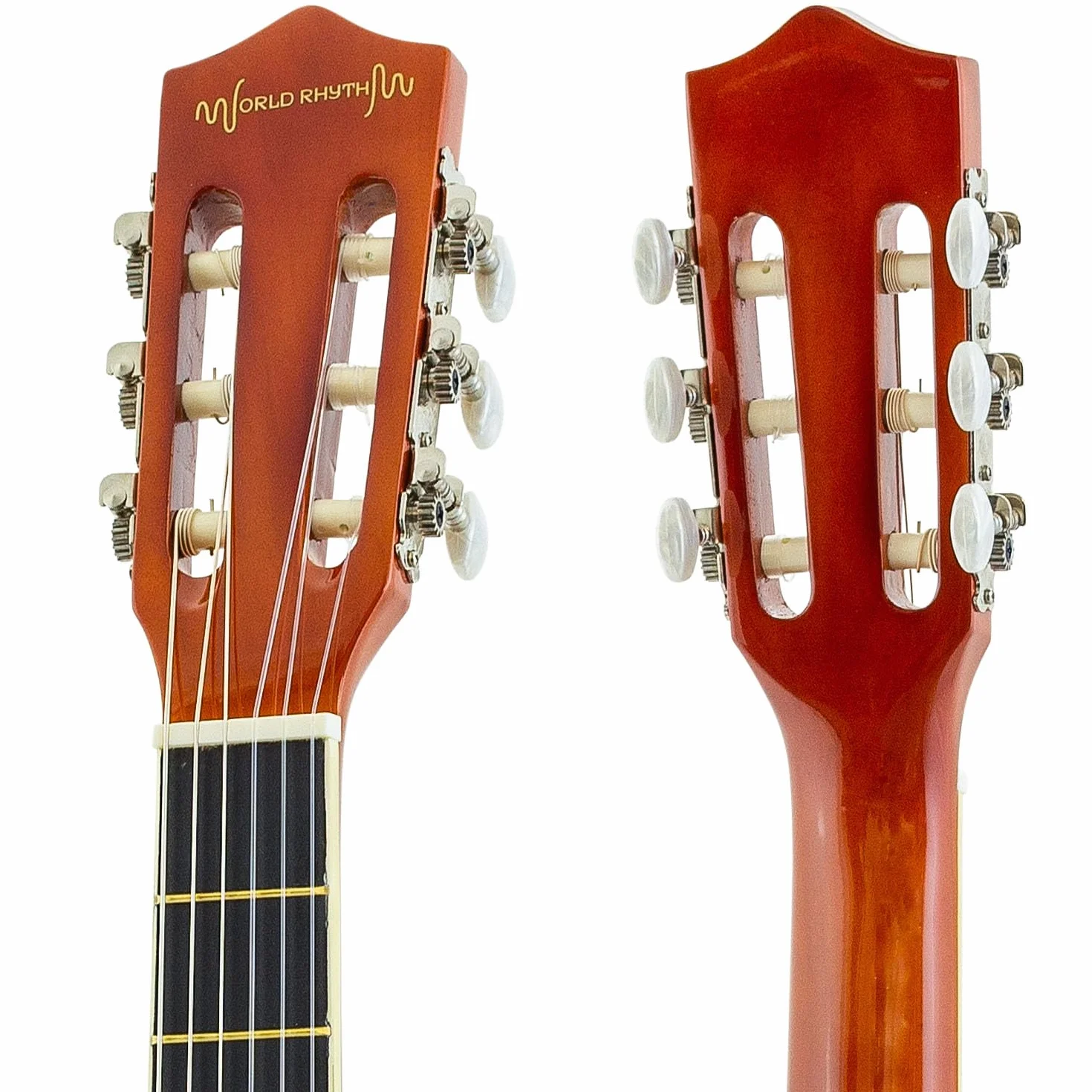 WR-203 Chitarra classica 4/4, Chitarra spagnola naturale per principianti, chitarra di dimensioni standard, ideale per bambini dai 12 anni in su