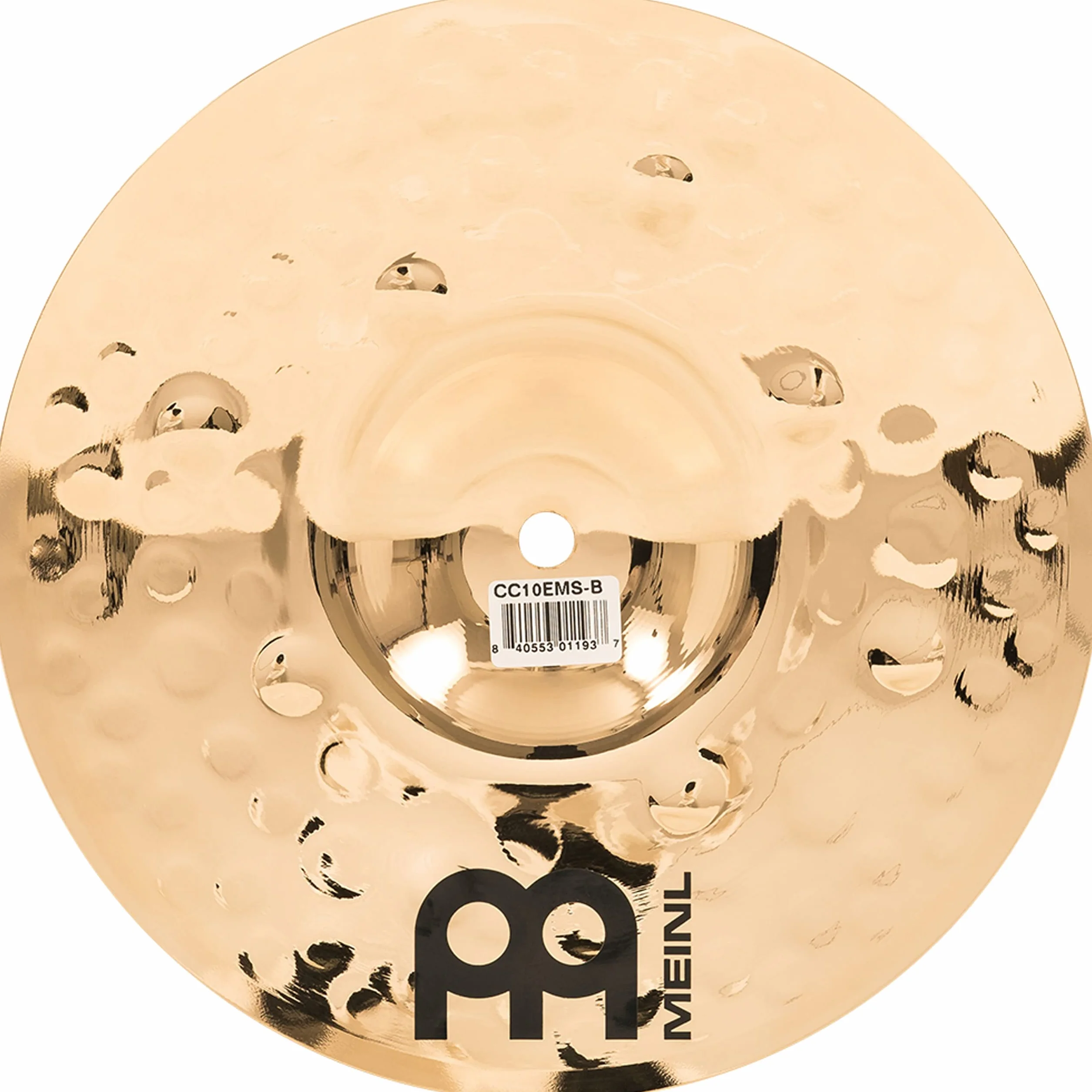 Meinl Cymbals Classics Custom Extreme Metal Piatto Splash 10 pollici (25,40cm) per Batteria - Bronzo B12, Finitura Brillante, Prodotto in Germania (CC10EMS-B)