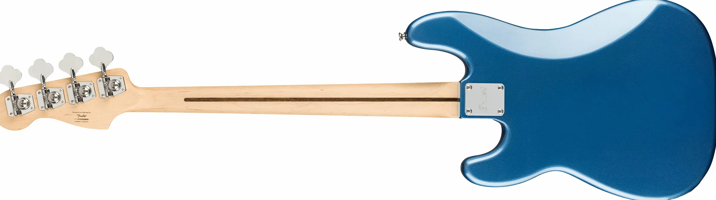 Squier by Fender Affinity Series Precision Bass PJ, tastiera in alloro, battipenna nero, blu lake placid, Include lezioni virtuali gratuite su Fender Play