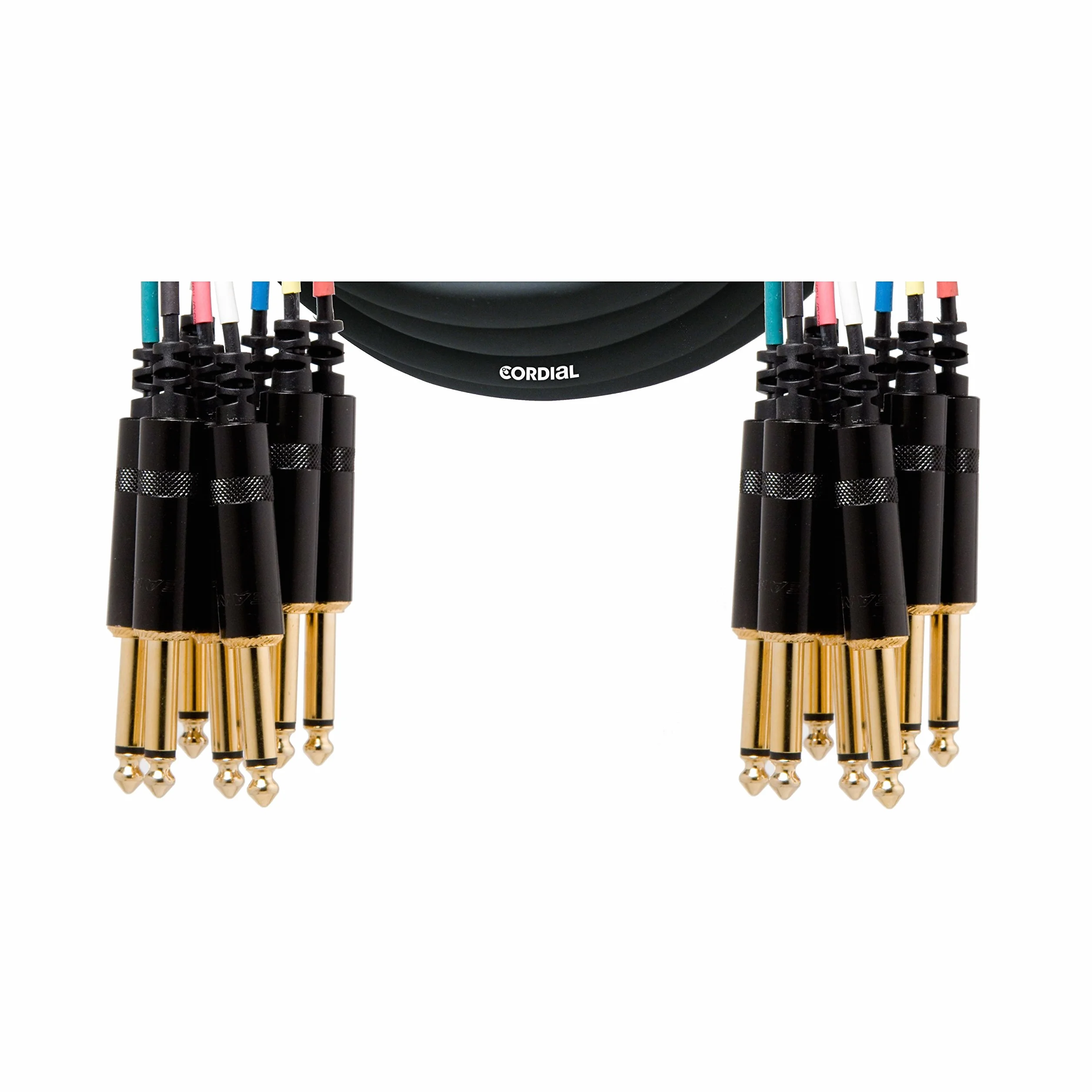 Cordial Intro Multicore Kli/Kli unsym. 8-fach, Rean Stecker, 3,0m - Cavo multicore analogico