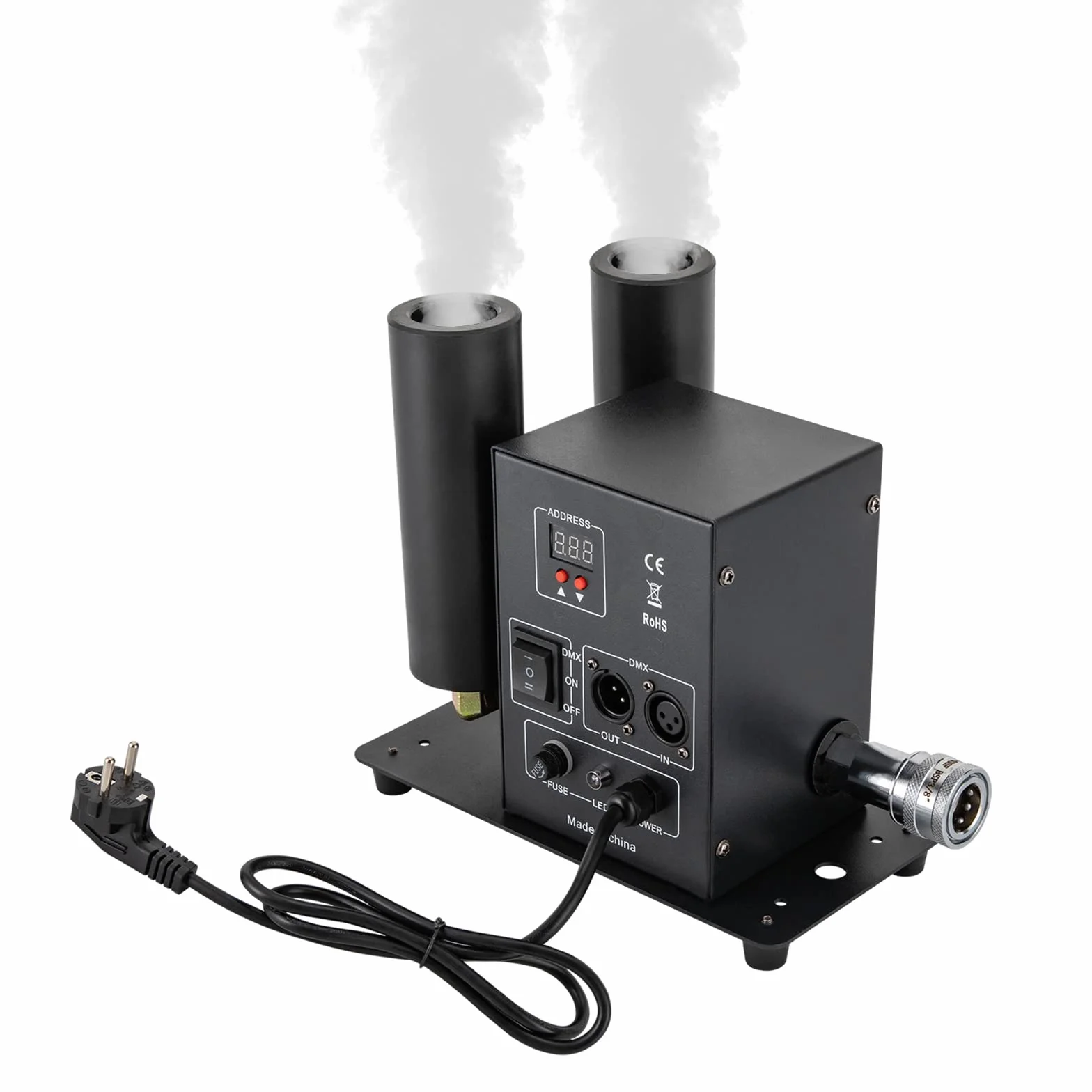 Macchina a getto di CO₂, macchina per nebbia, macchina a colonna, macchina per fumo jet per palcoscenico, matrimonio, bar, prestazioni musicali