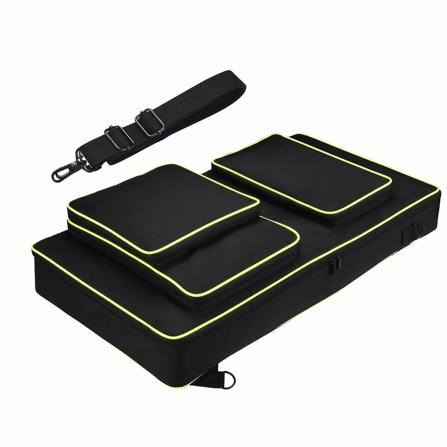 Consolle DJ Borsa Custodie per AlphaTheta DDJ-GRV6,per Pioneer DJ DDJ-FLX10/DDJ-1000SRT/DDJ-1000 DJ Controller,Custodia Viaggi Portatile con Tracolla,Borse per Cuffie,Tablet,Cavo